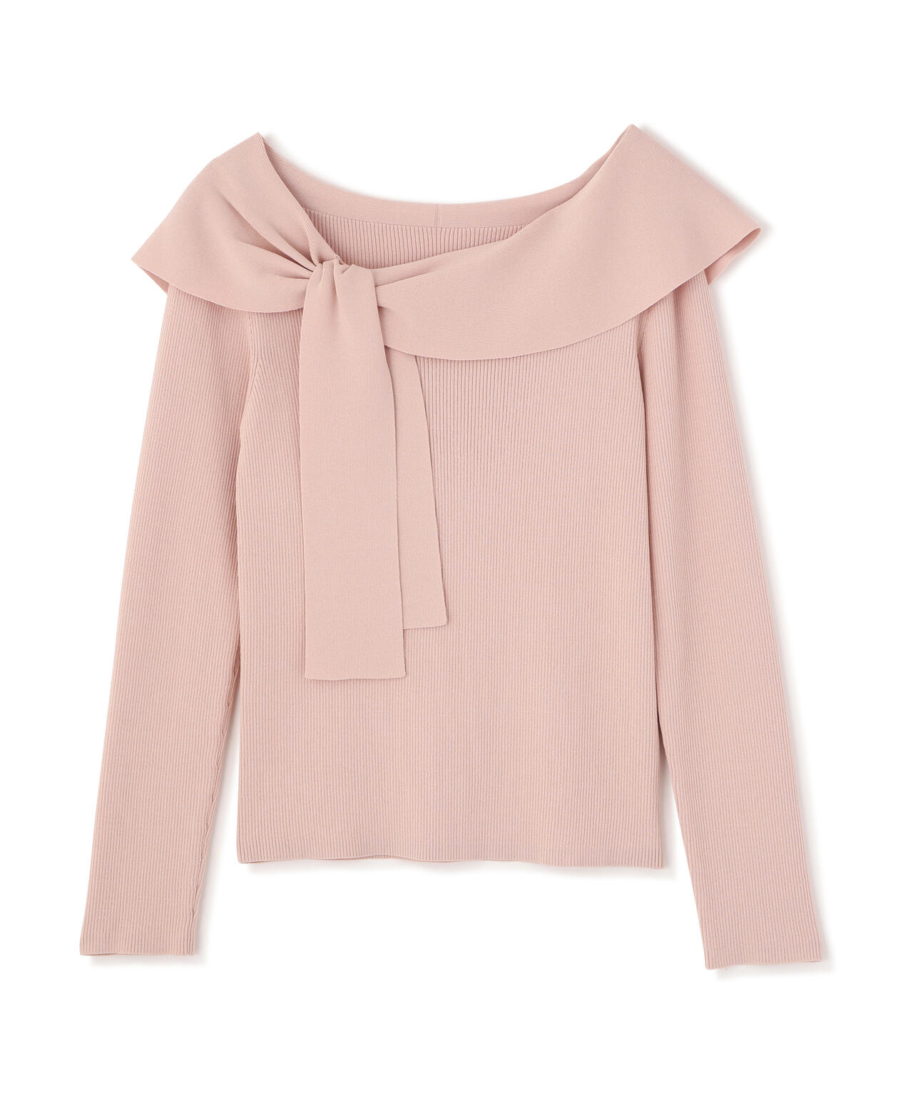 <ウォッシャブル/UV>アシメケープニットトップス【WEB・一部店舗限定】