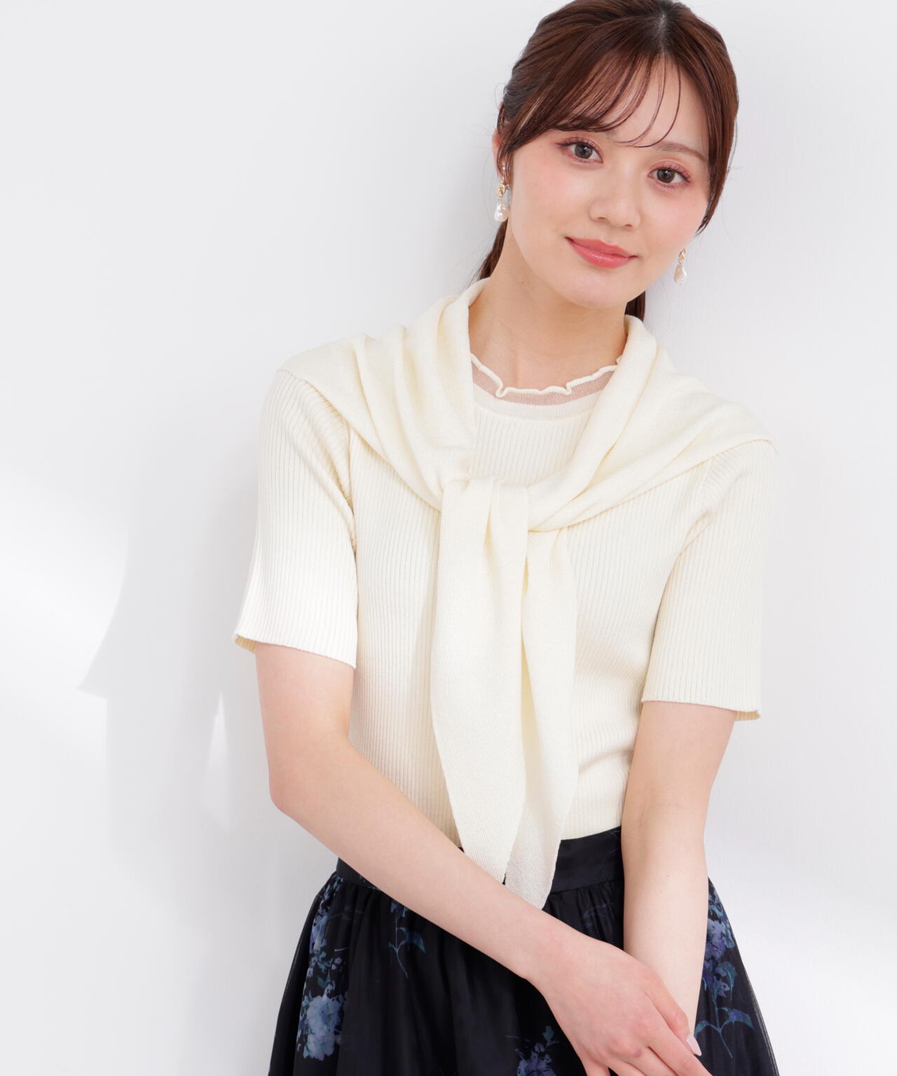166cm B:78 W:56 H:83 S:24.5cm 着用サイズ:FR