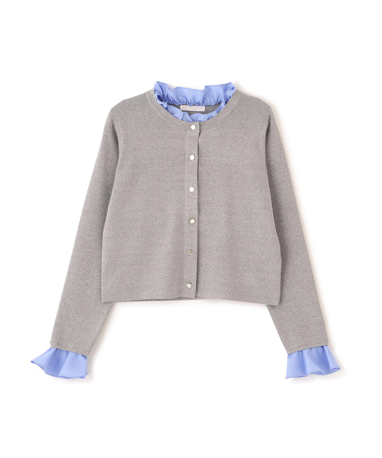 フリルショートカーディガン