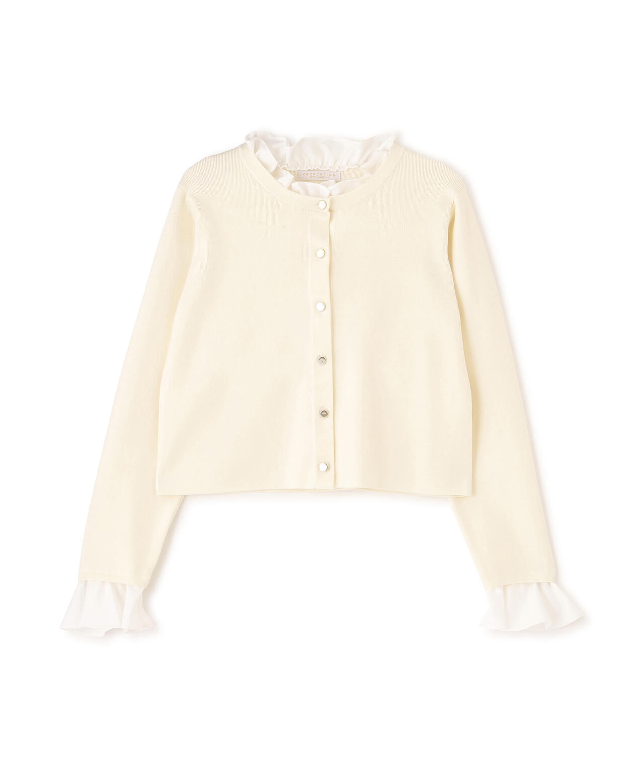 フリルショートカーディガン