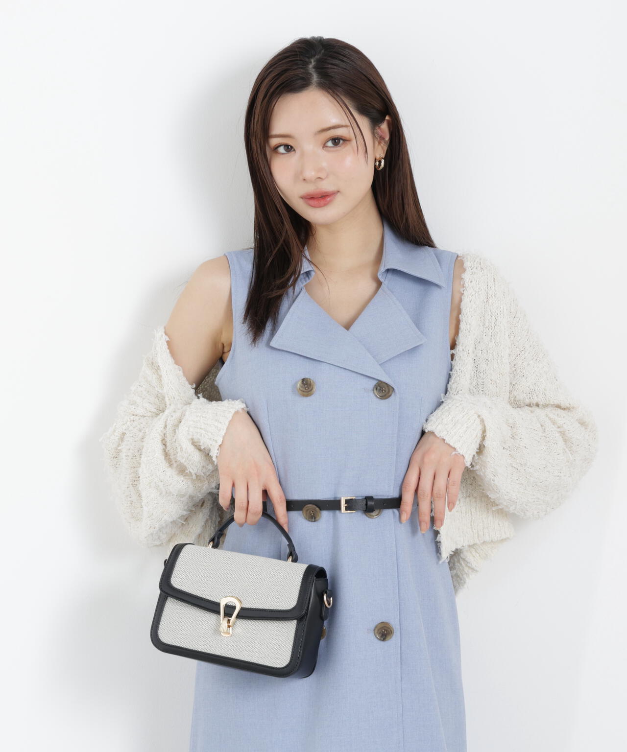 テープヤーンカーディガン【WEB・一部店舗限定】