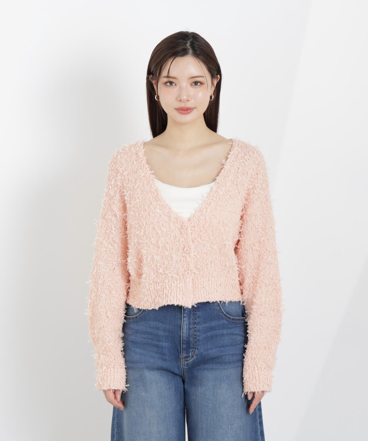 テープヤーンカーディガン【WEB・一部店舗限定】