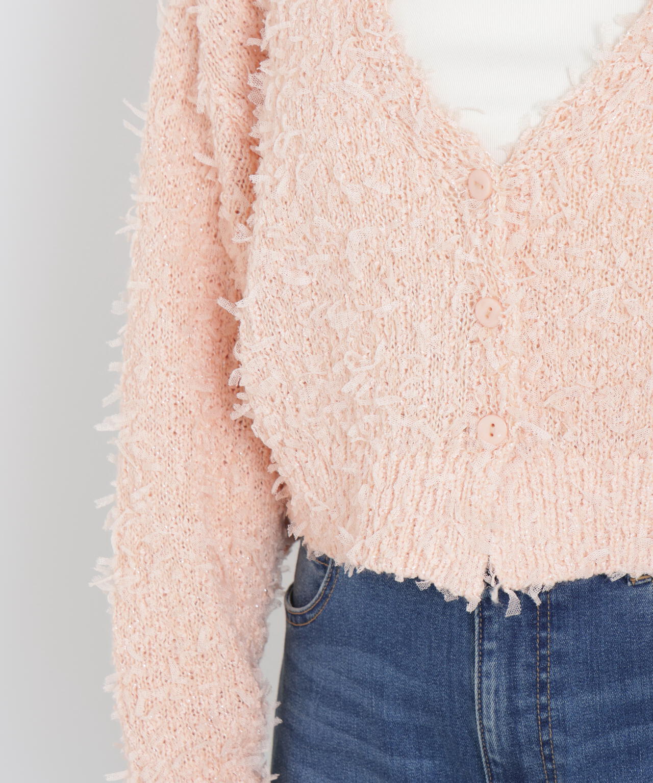 テープヤーンカーディガン【WEB・一部店舗限定】