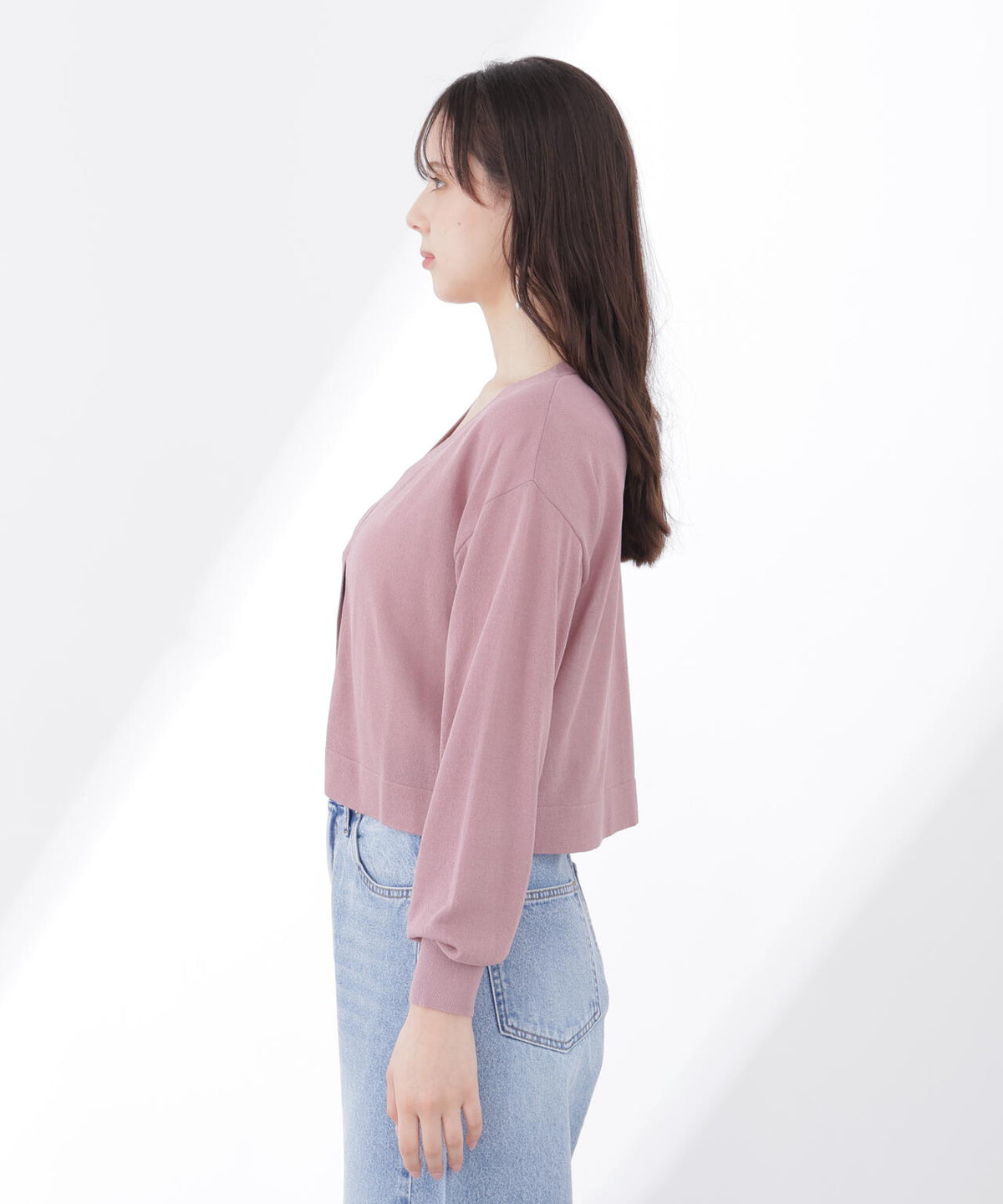 <青島心さん着用><UVカット>シアーカーディガン