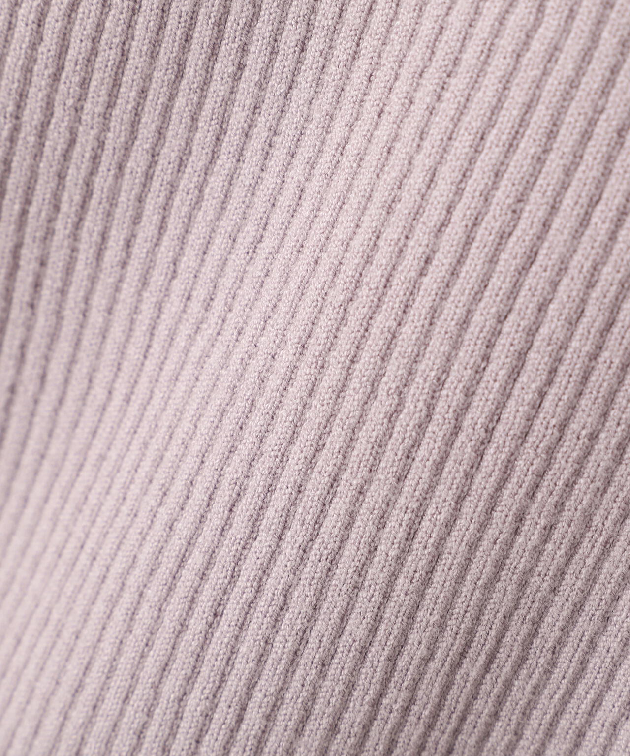 《EDIT COLOGNE》レーススカーフ付きリブニット【ホワイト×ブラックボーダー:official site・ZOZO・一部店舗限定】