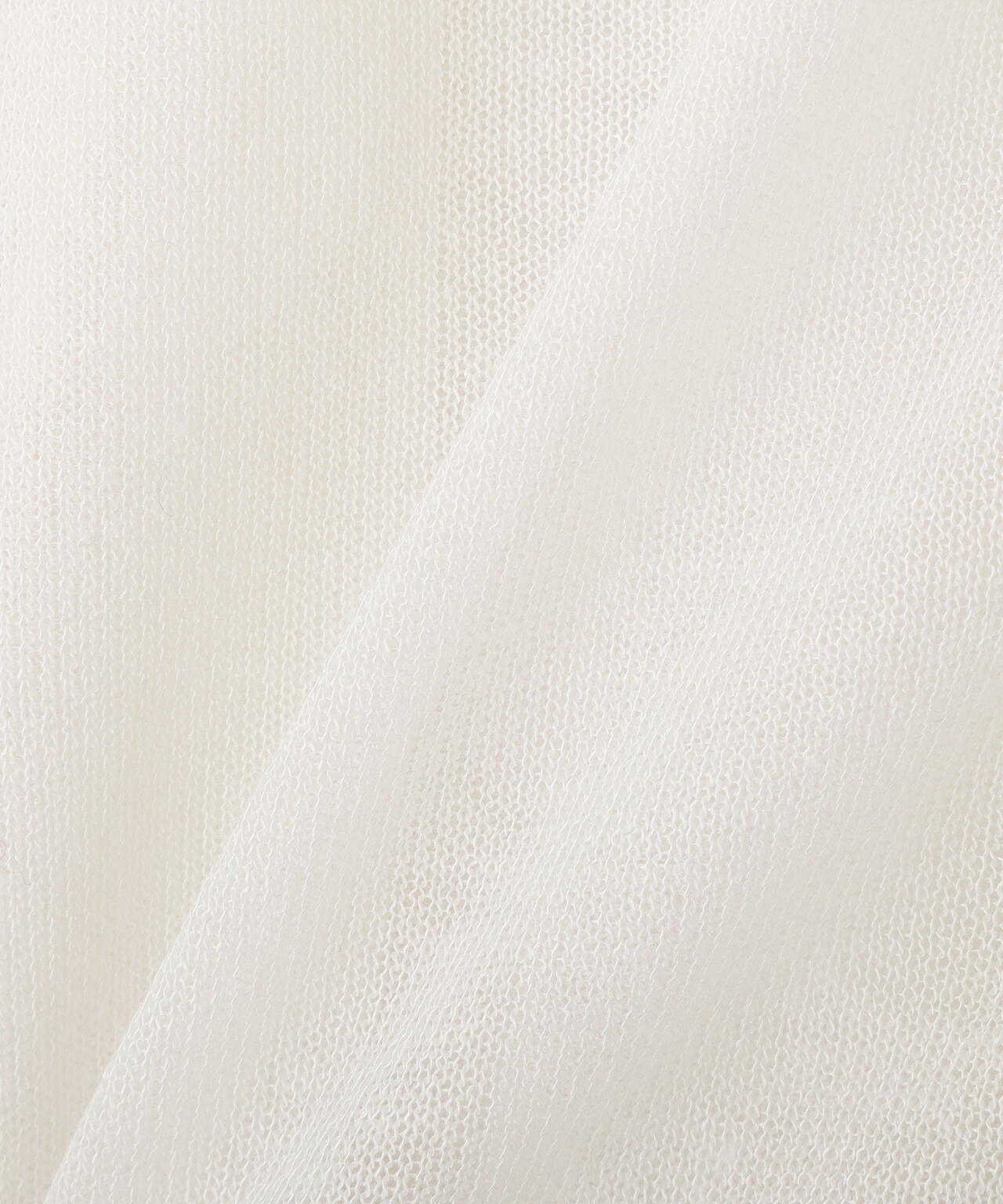〈a/mie〉シアーニットパーカー