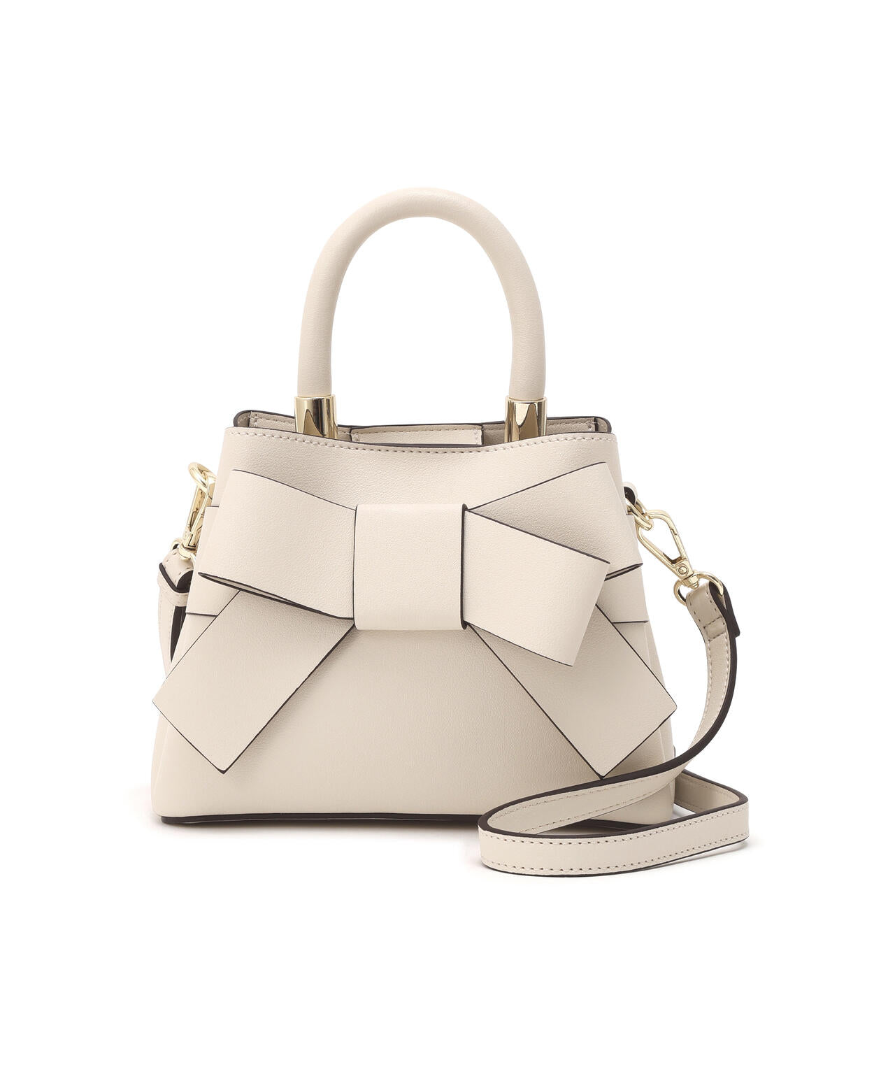 フロントリボンバッグミニ【ブラック・アイボリー:official site・ZOZOTOWN・一部店舗限定】