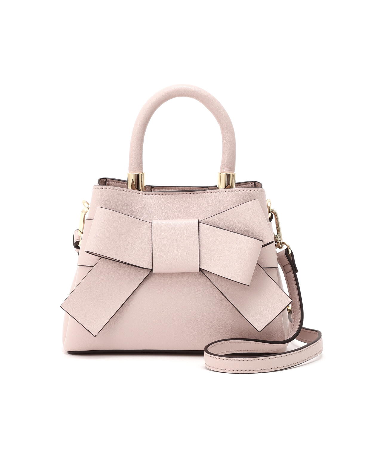 フロントリボンバッグミニ【ブラック・アイボリー:official site・ZOZOTOWN・一部店舗限定】