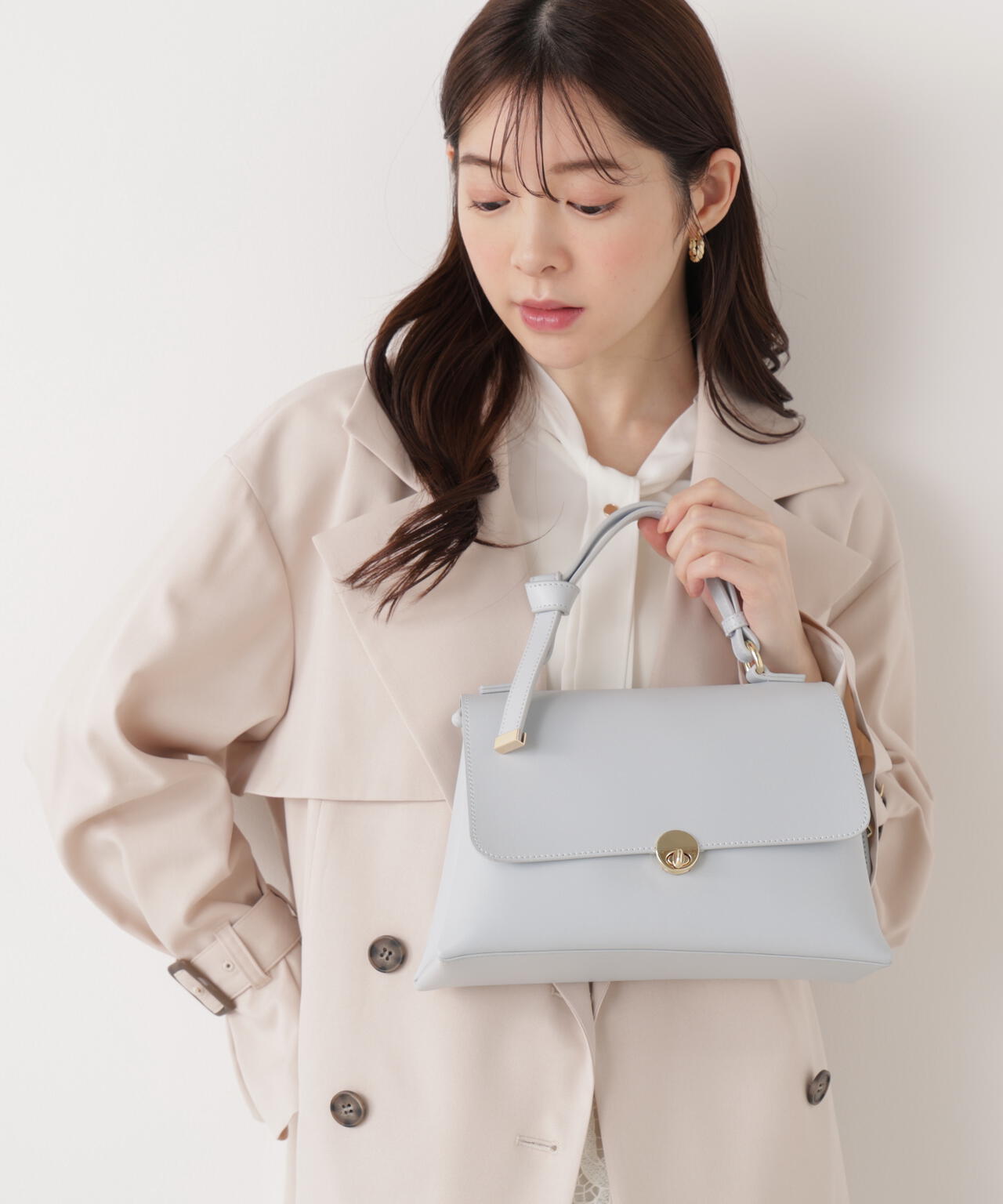 【6/5~6/7 オンライン限定2buy10%OFF対象】ノットワンハンドルトートバッグ