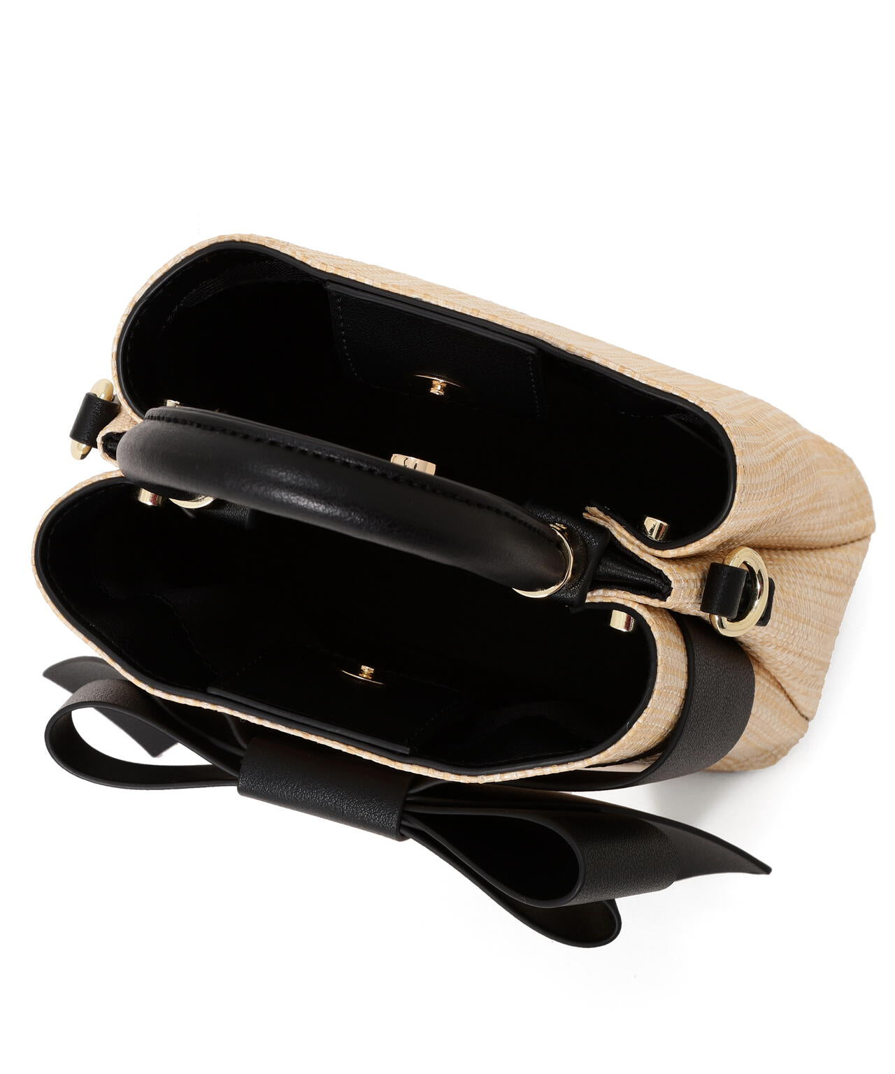 雑材フロントリボンバッグミニ