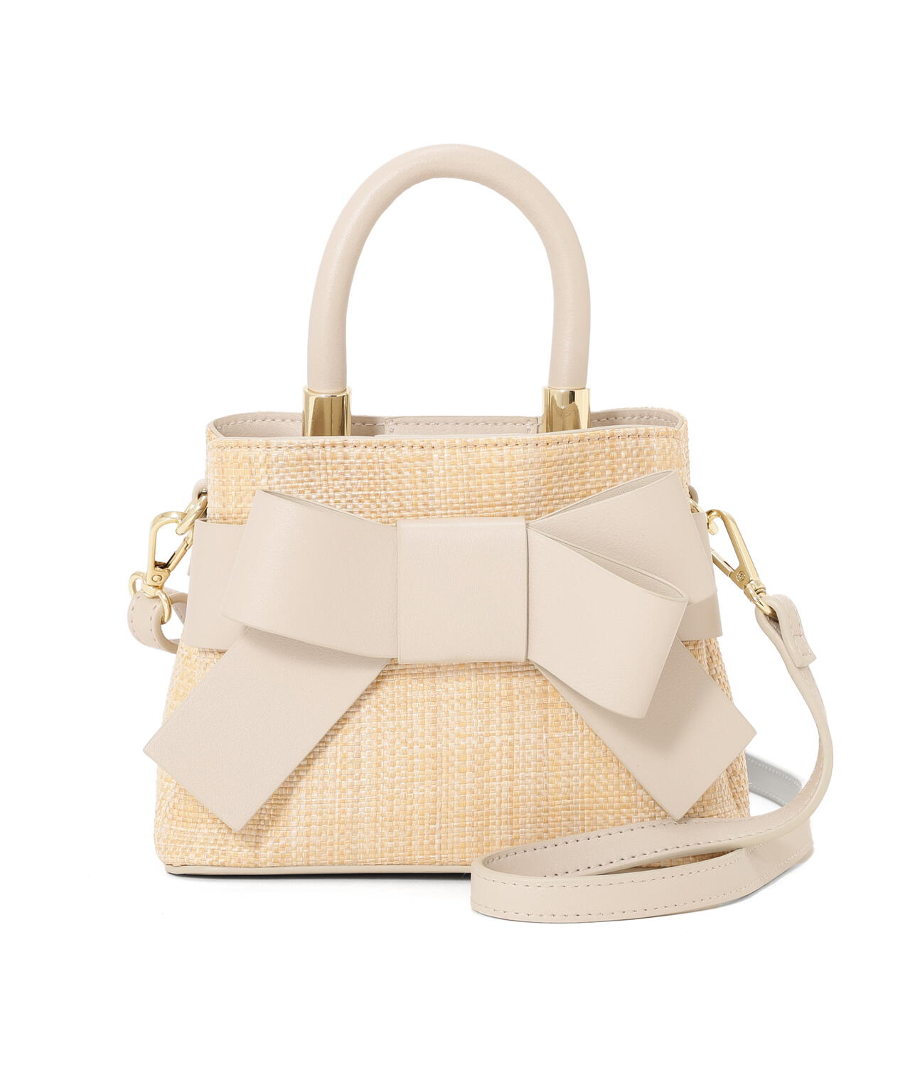 雑材フロントリボンバッグミニ