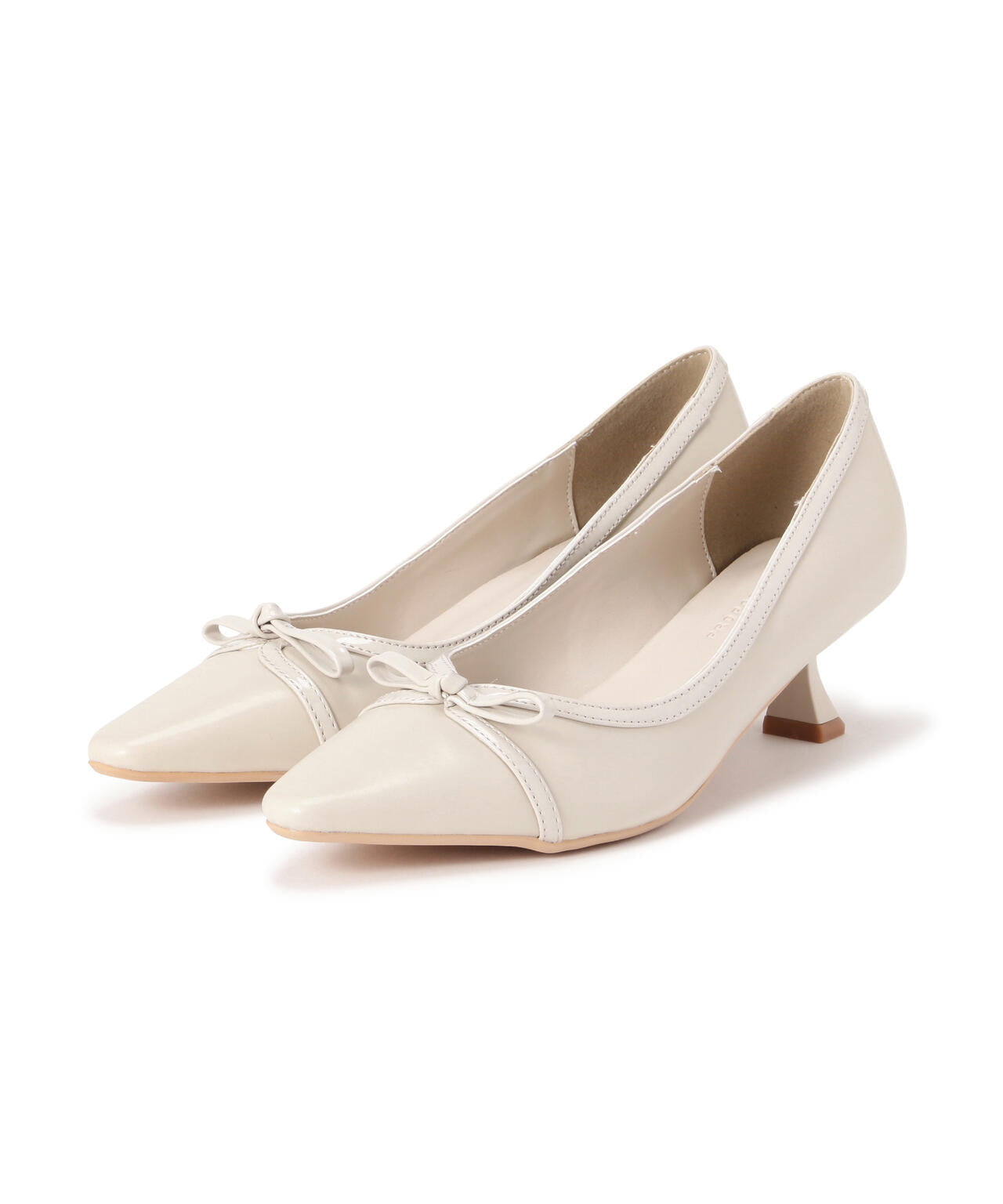 【6/5~6/7 オンライン限定2buy10%OFF対象】リボンパンプス