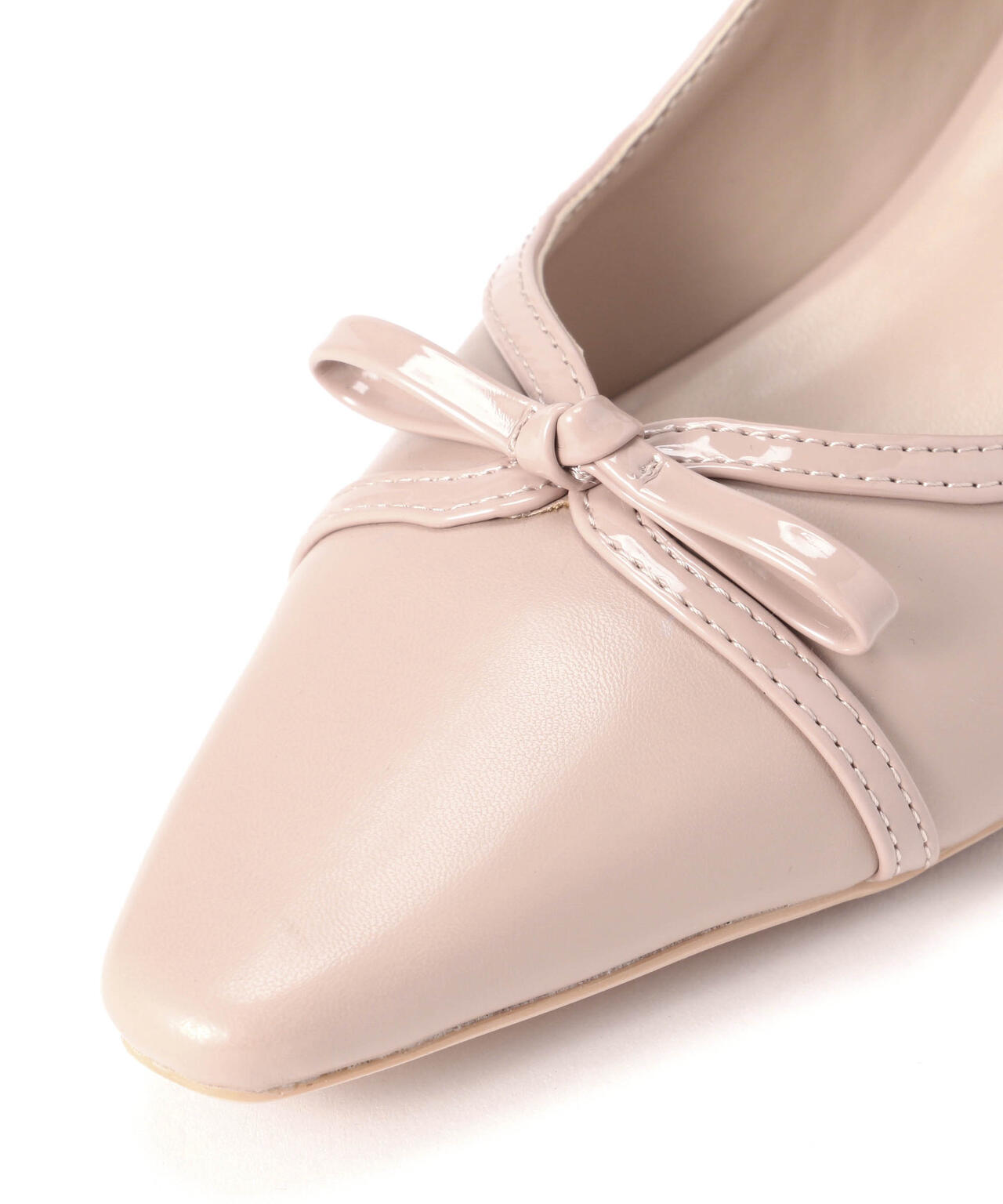 【6/5~6/7 オンライン限定2buy10%OFF対象】リボンパンプス