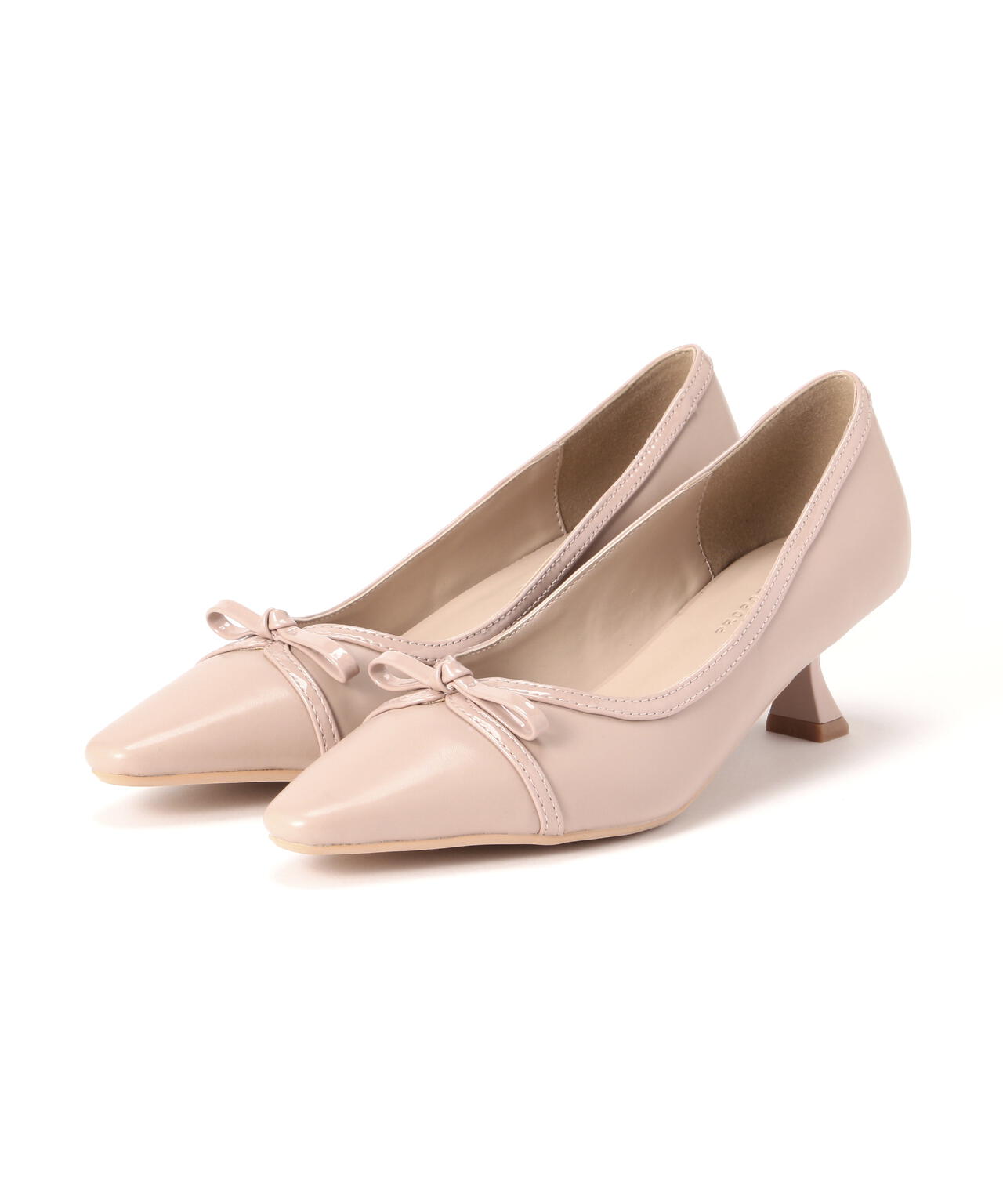 リボンパンプス