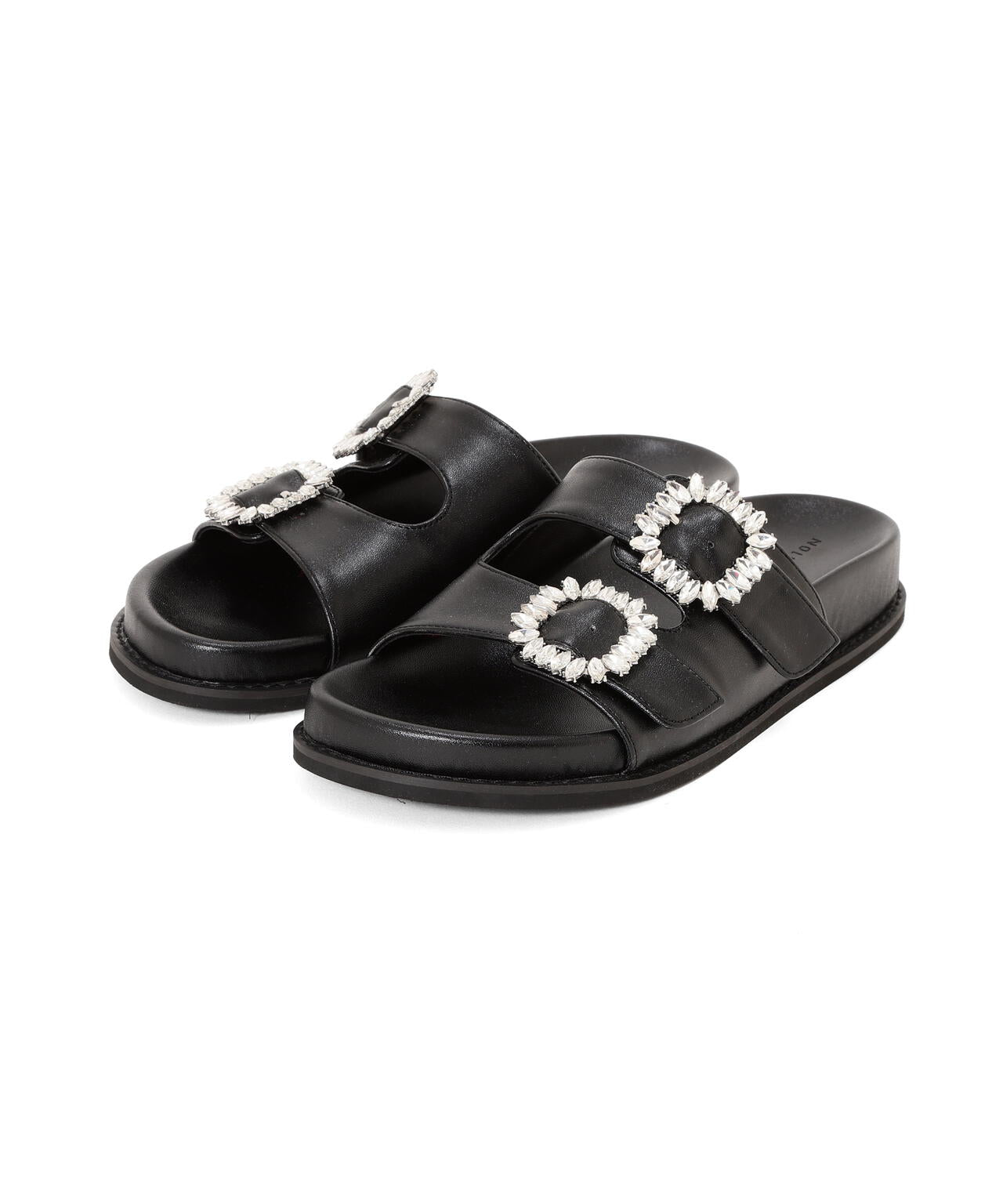 【6/5~6/7 オンライン限定2buy10%OFF対象】ビジューサンダル