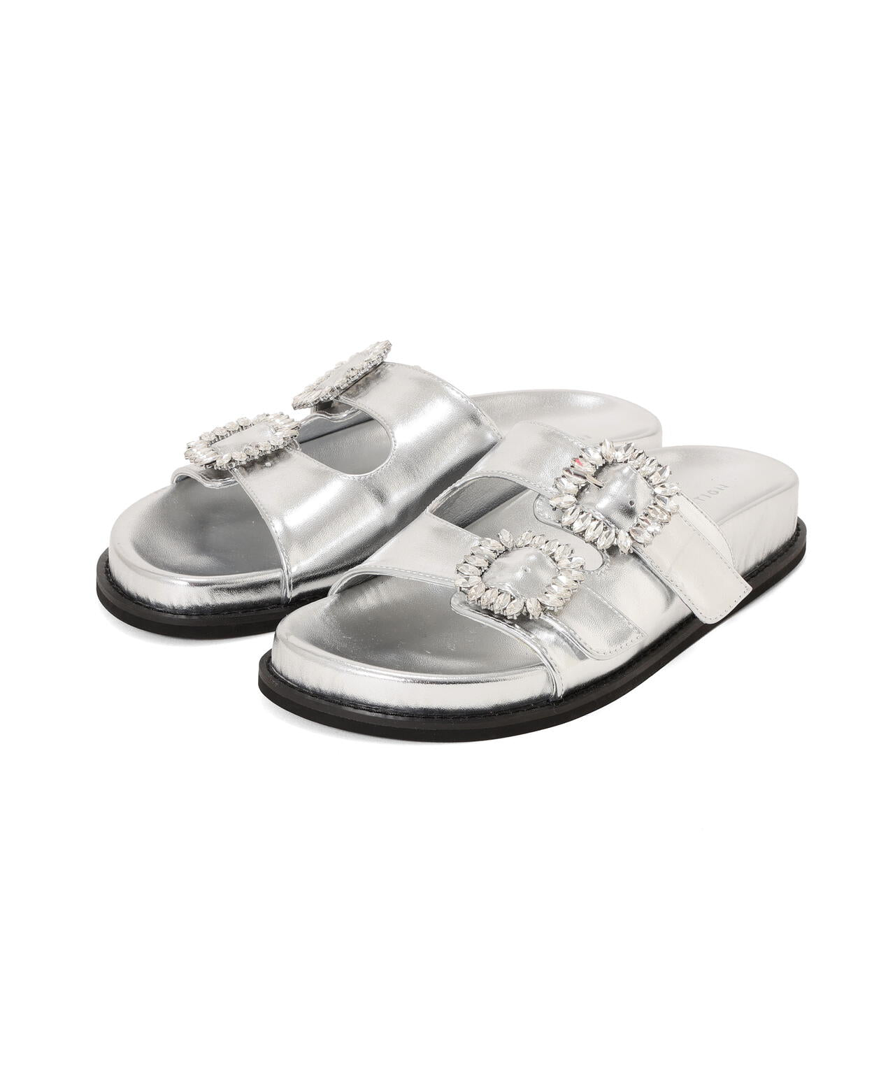 【6/5~6/7 オンライン限定2buy10%OFF対象】ビジューサンダル