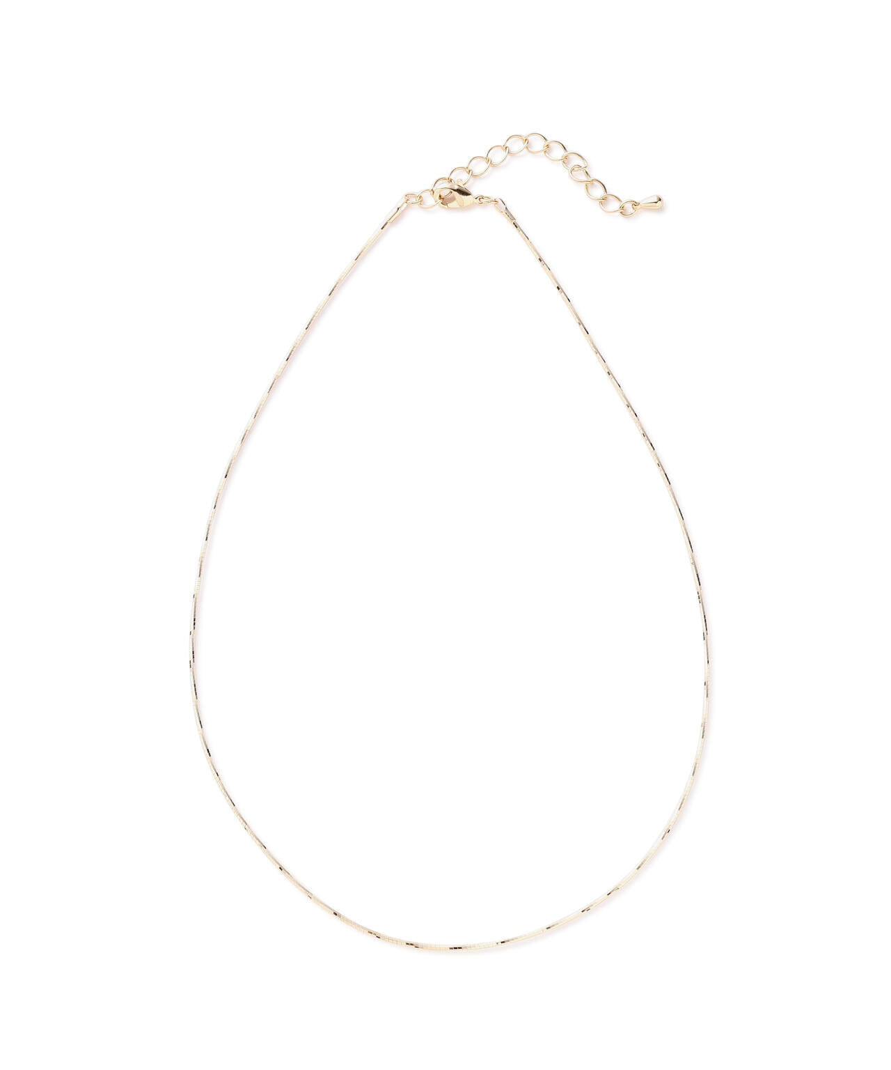 【6/5~6/7 オンライン限定2buy10%OFF対象】シャイニーチョーカーネックレス