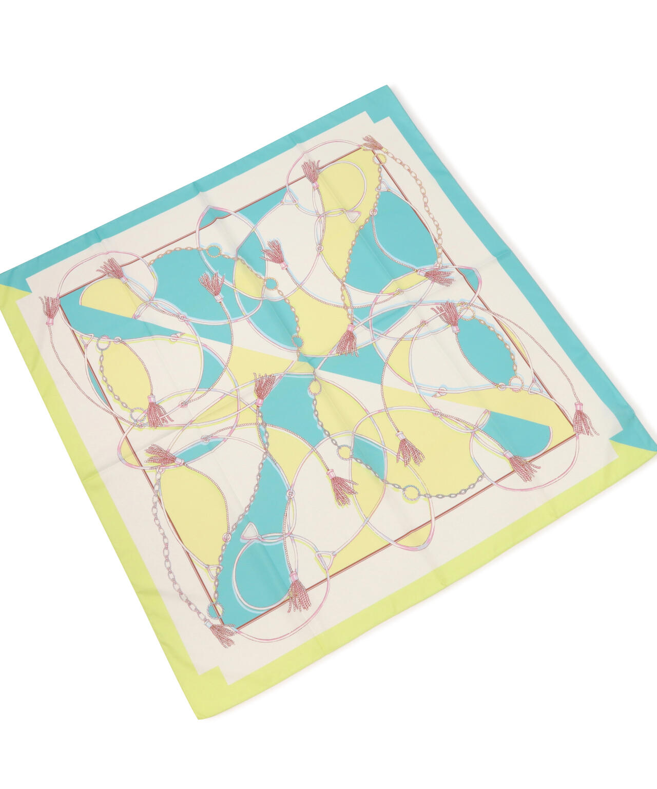 チェーンループ柄スカーフ