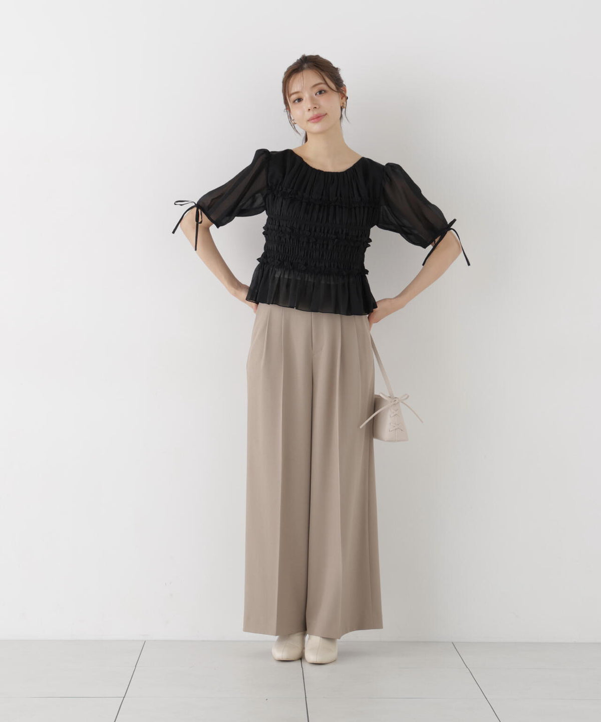 165cm 着用サイズ:FR