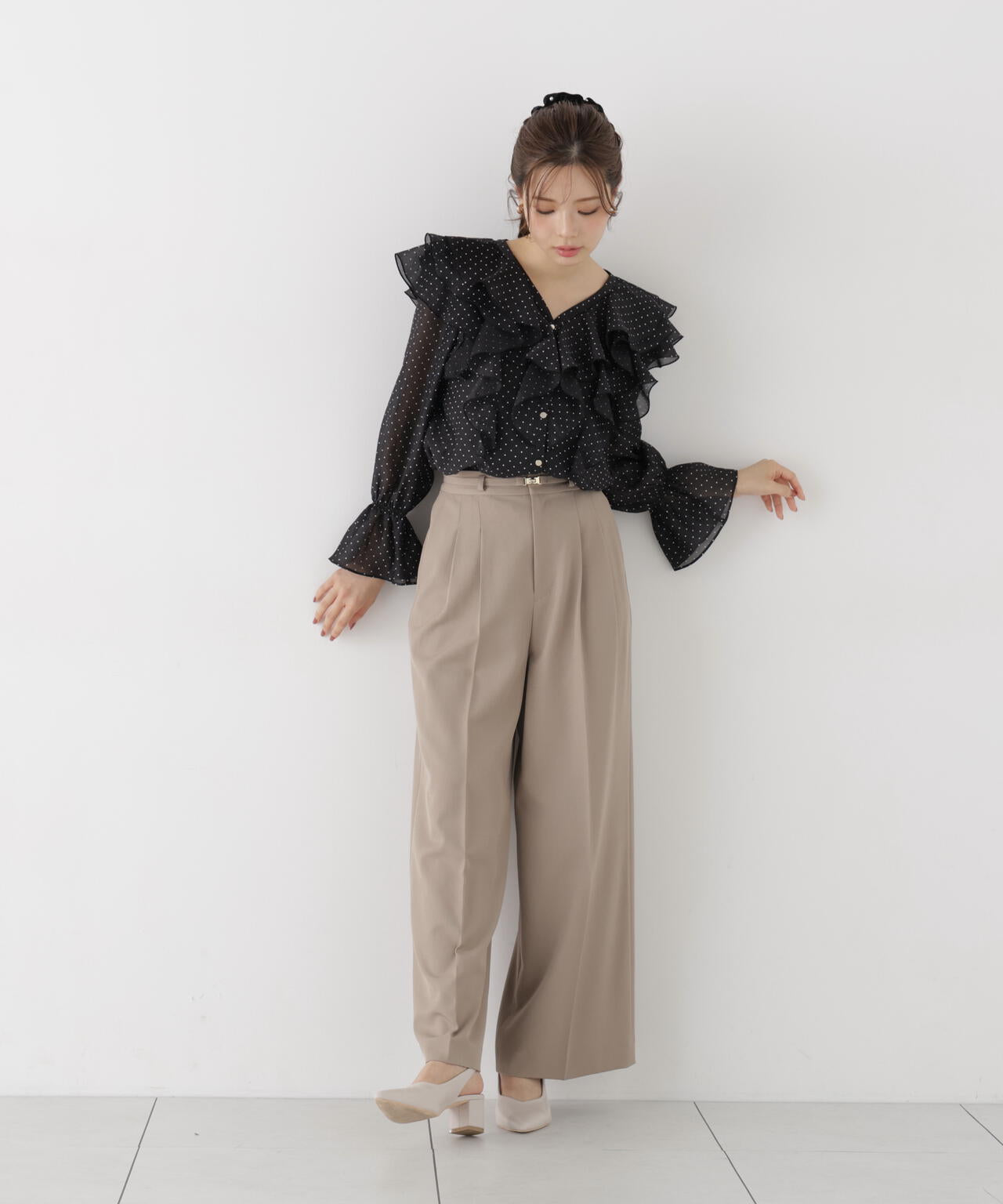 165cm 着用サイズ:FR