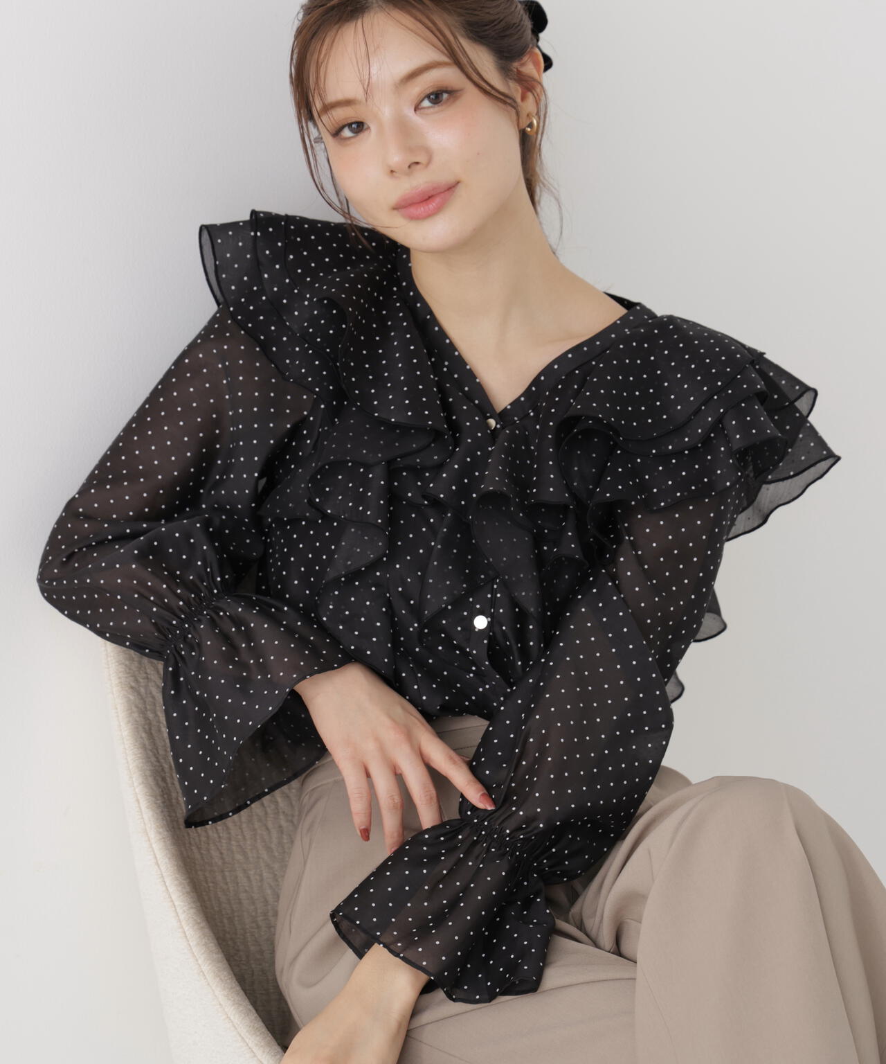 165cm 着用サイズ:FR