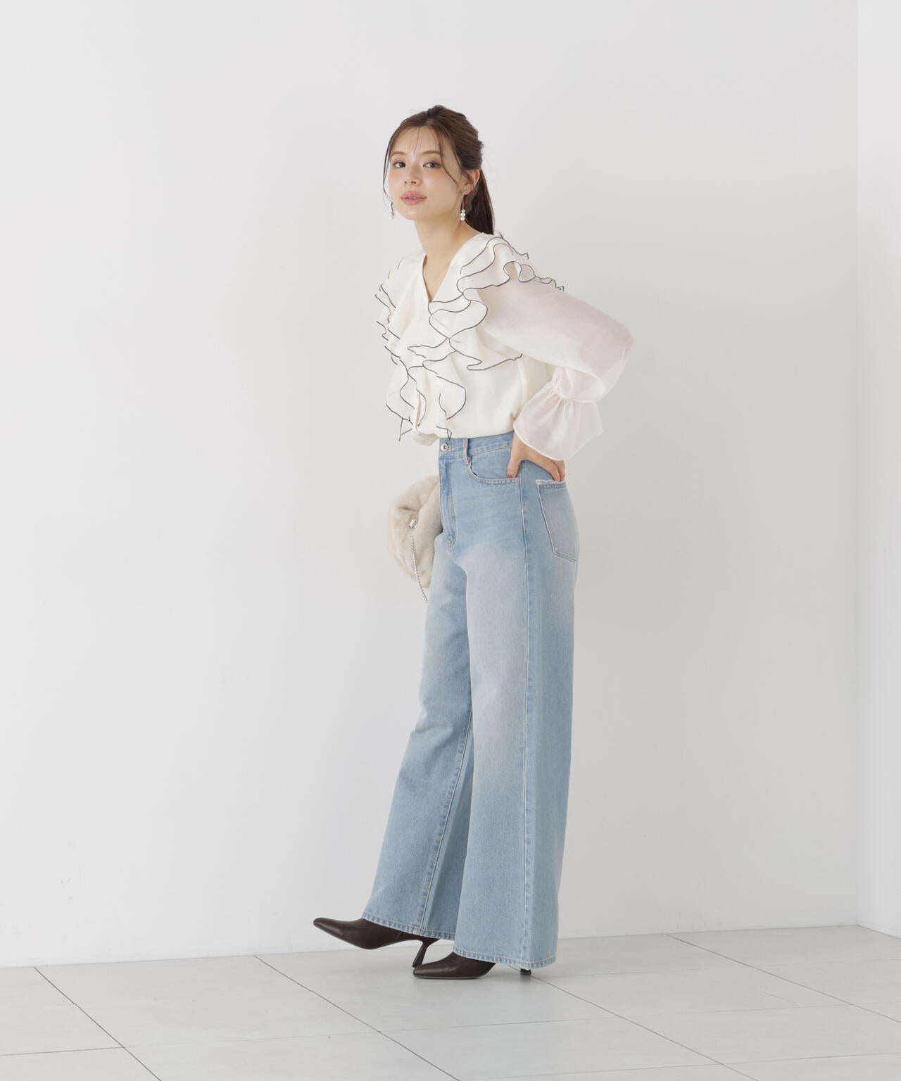 165cm 着用サイズ:FR