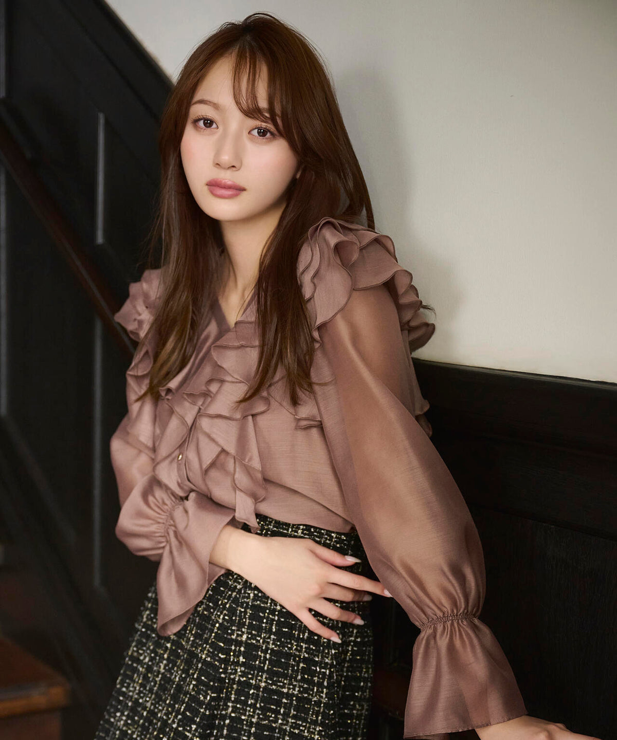 165cm 着用サイズ:FR
