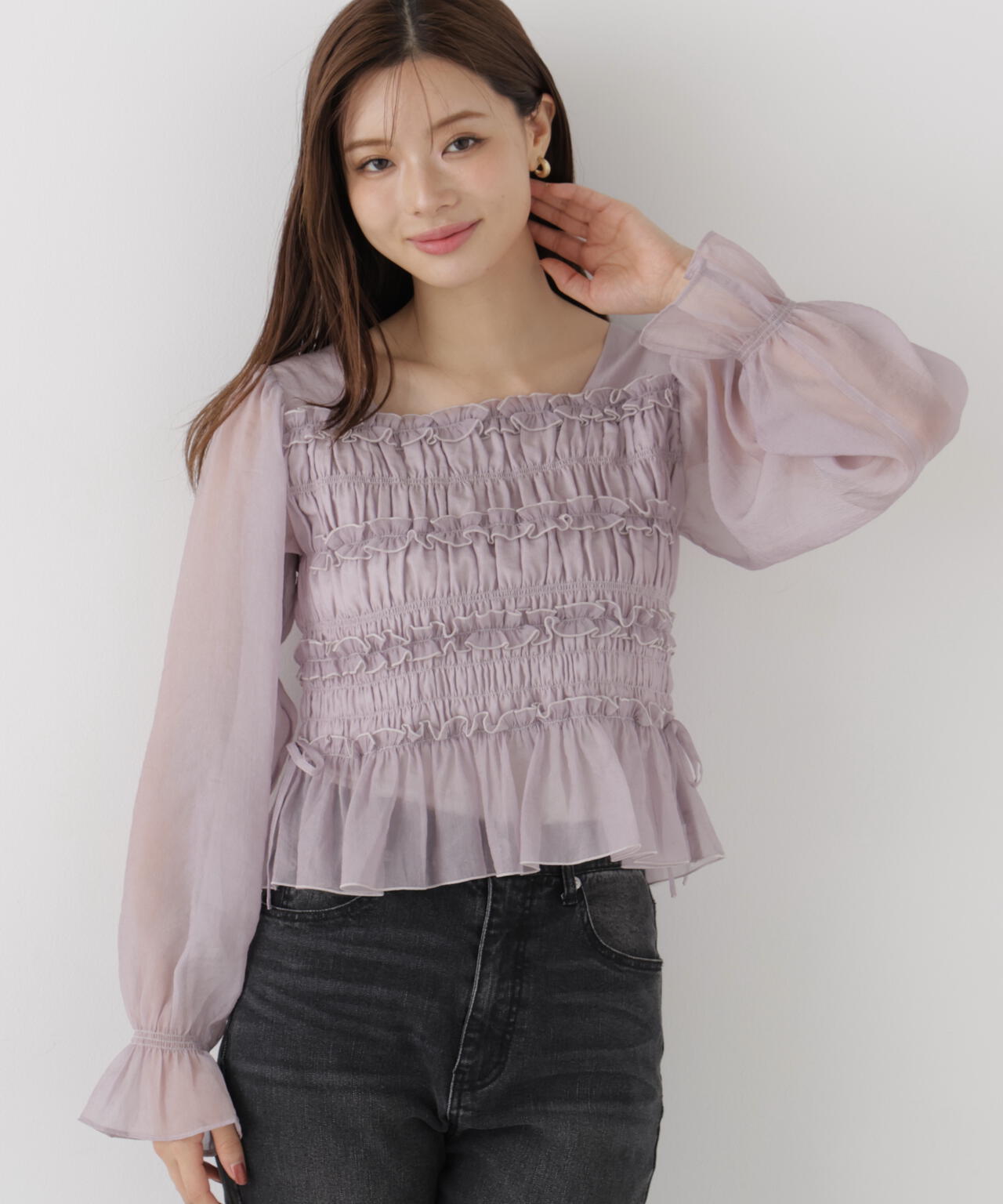 165cm 着用サイズ:FR