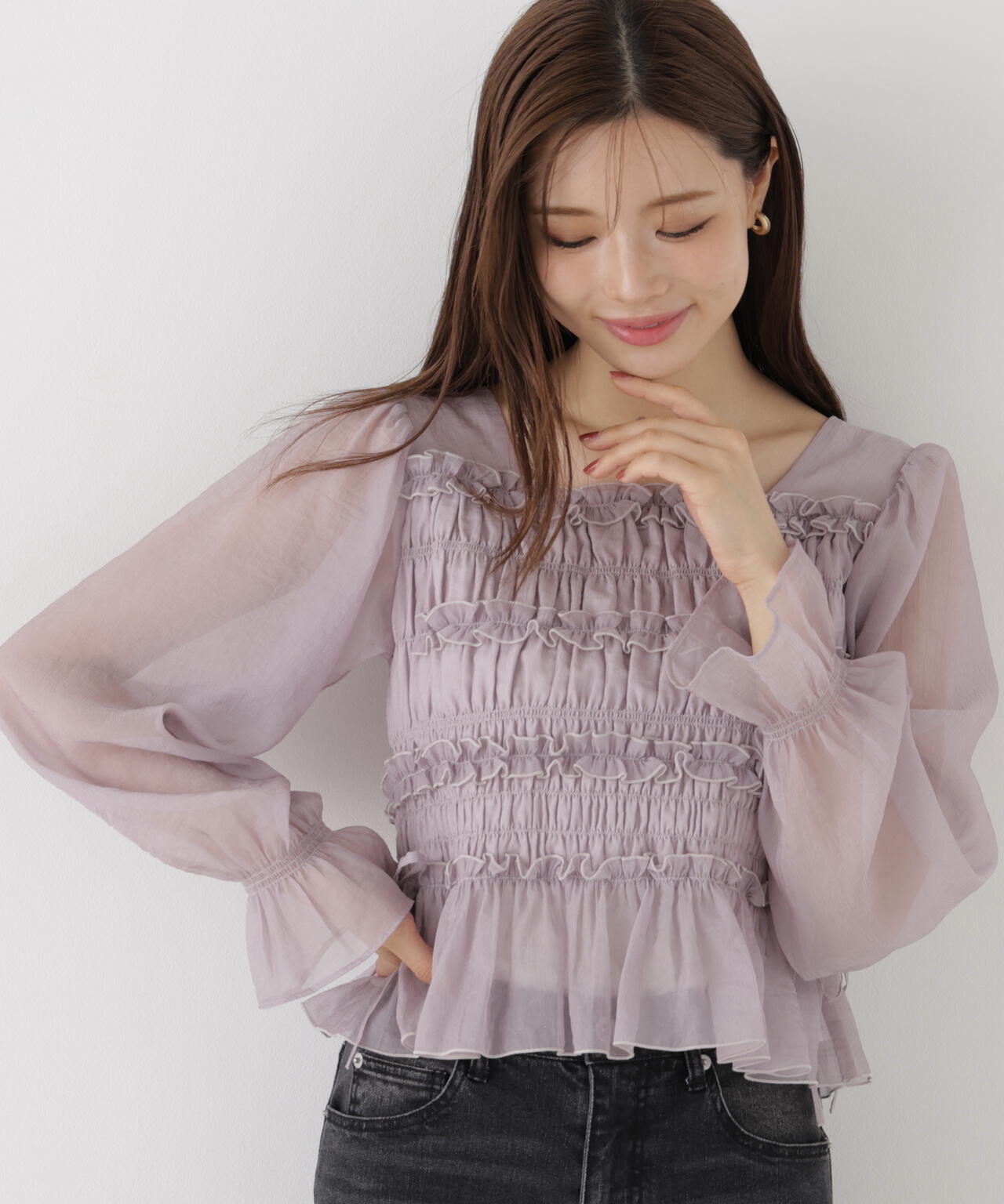 165cm 着用サイズ:FR