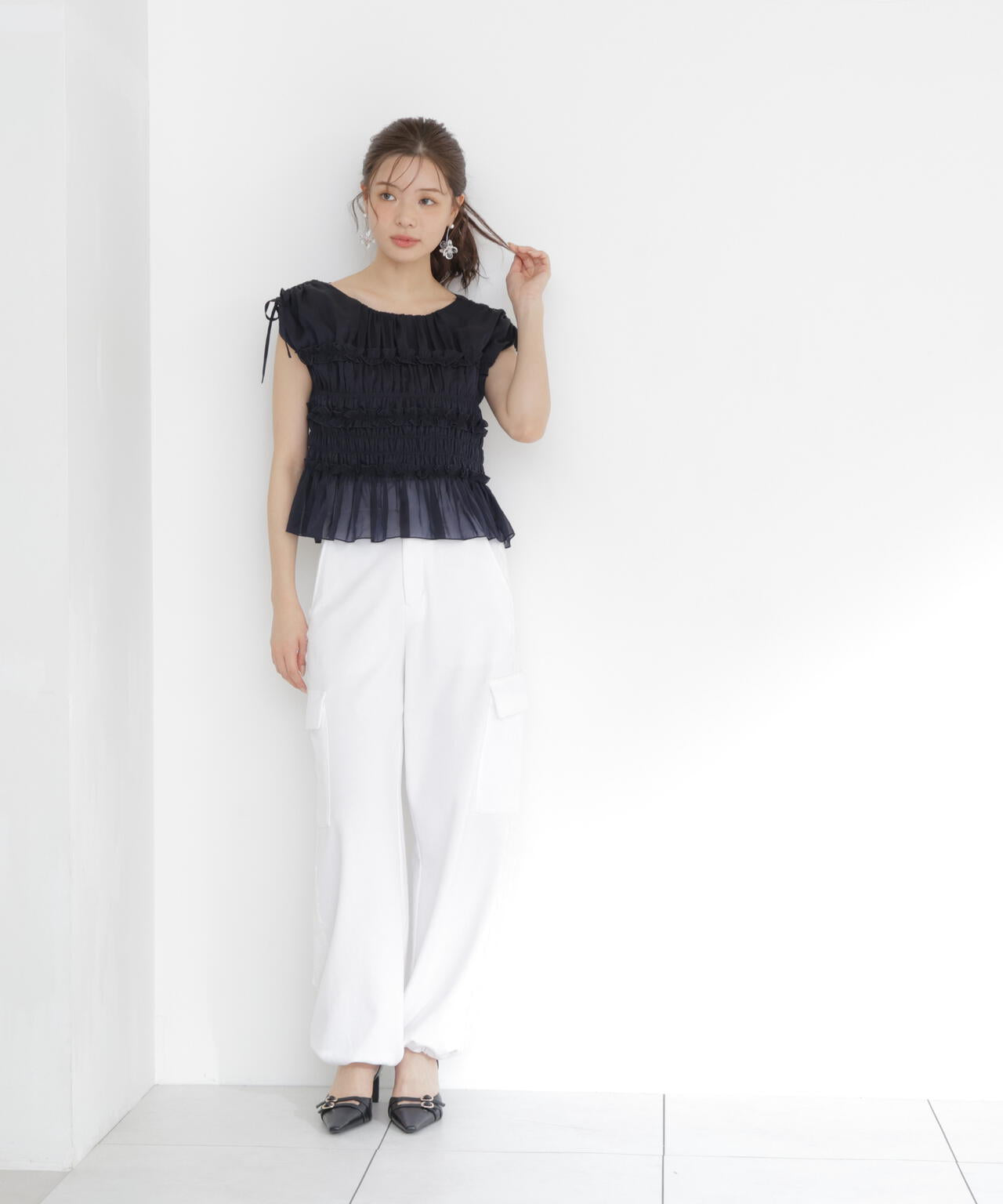 165cm 着用サイズ:FR