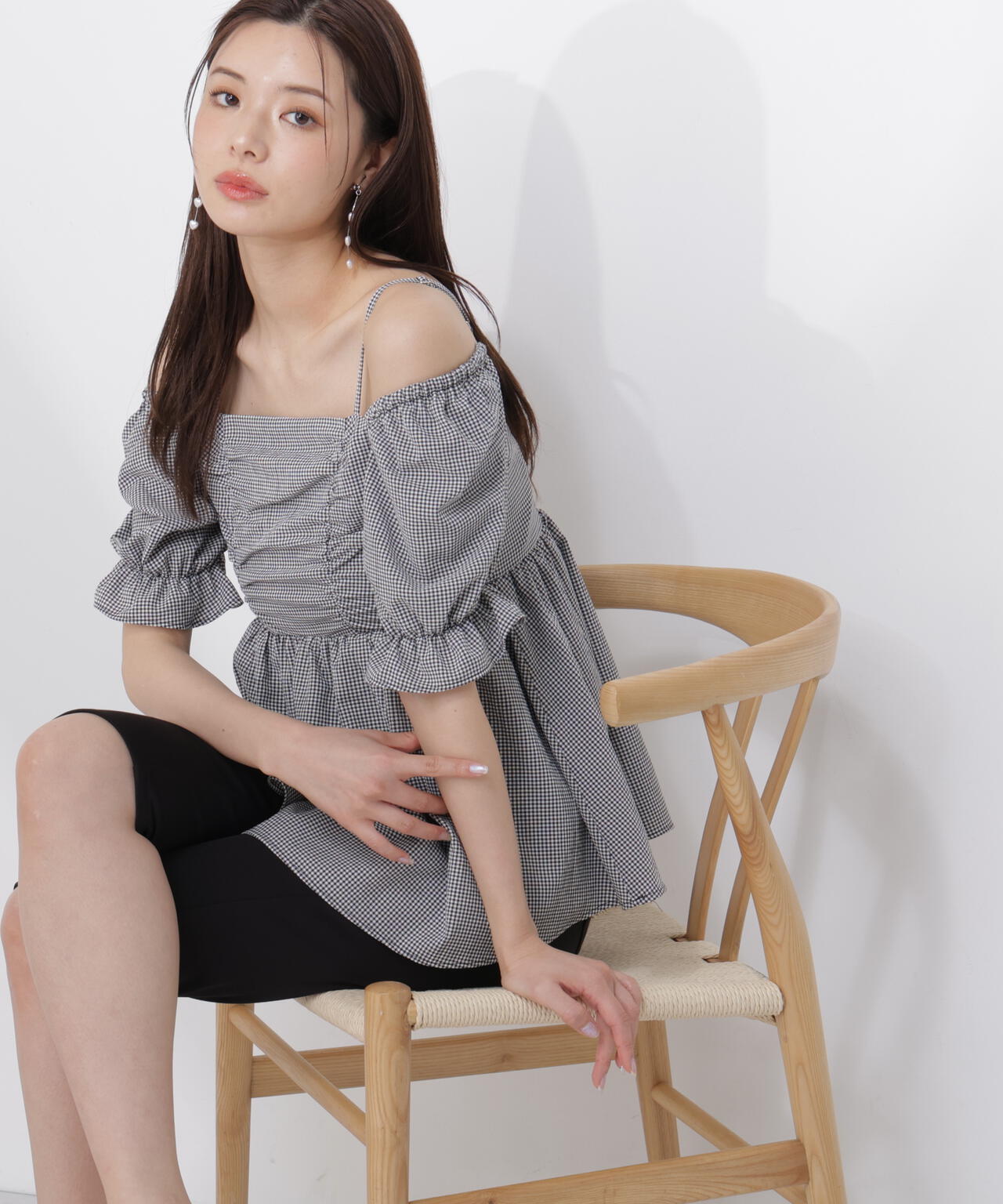 165cm 着用サイズ:FR