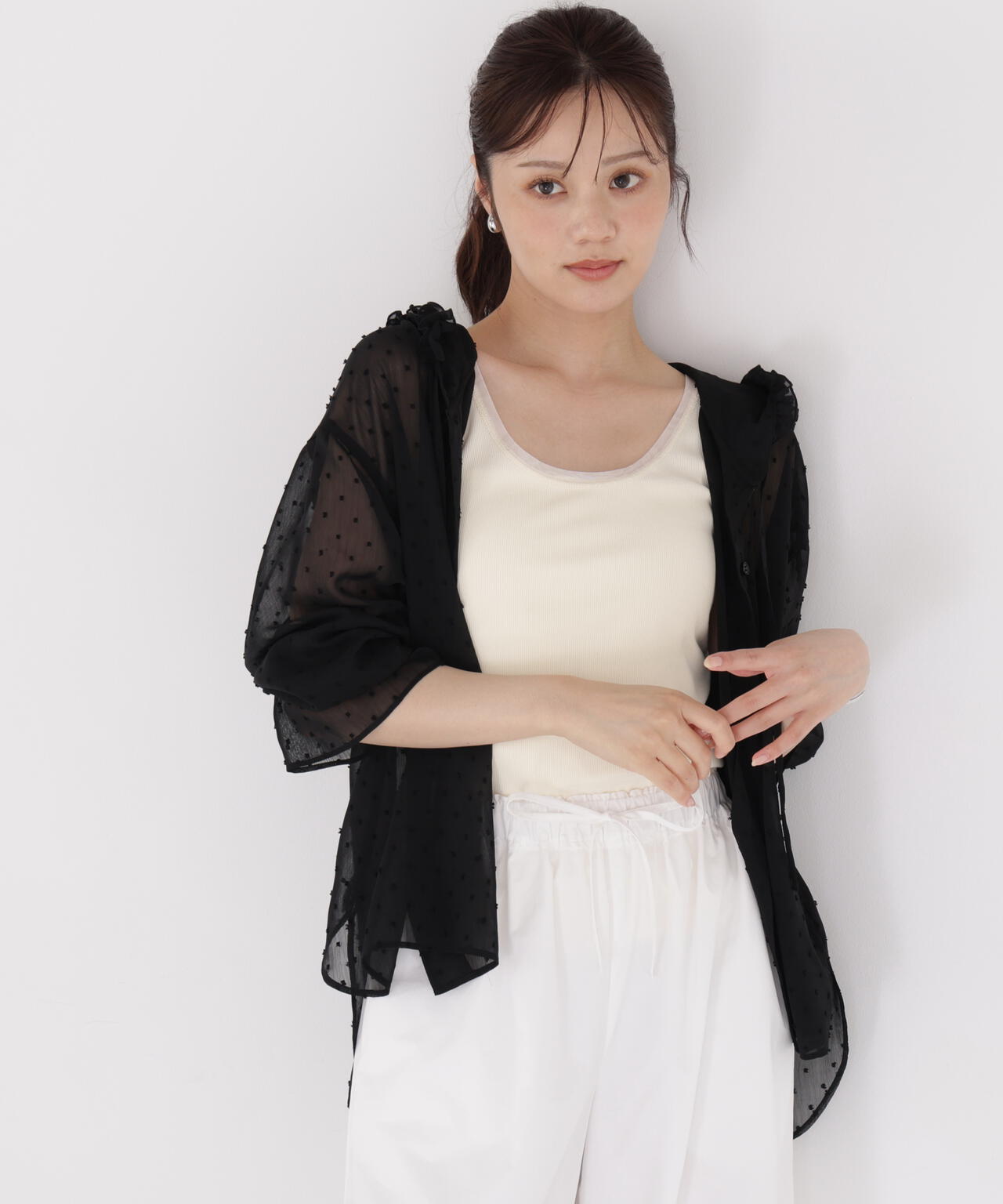 166cm B:78 W:56 H:83 S:24.5cm 着用サイズ:FR