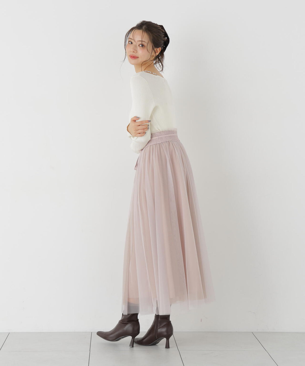 166cm B:78 W:56 H:83 S:24.5cm 着用サイズ:M