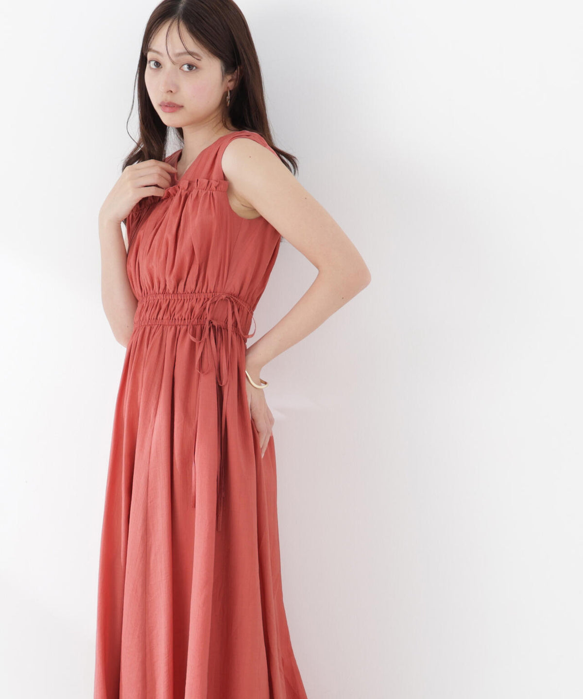 165cm B:82 W:59 H:86 S:25cm 着用サイズ:M
