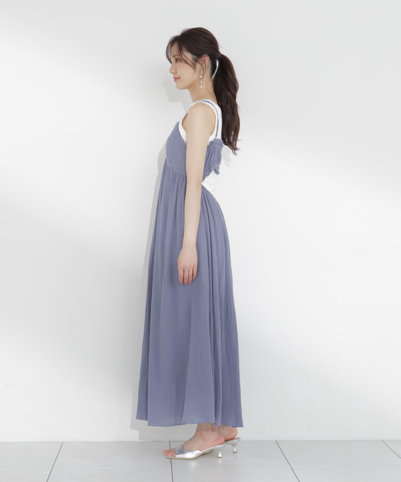 166cm B:78 W:56 H:83 S:24.5cm 着用サイズ:M