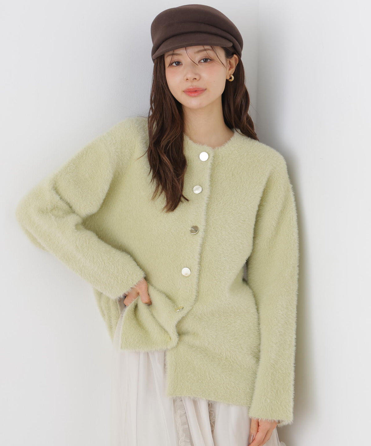 <加藤栞さん着用>フェザージャコット