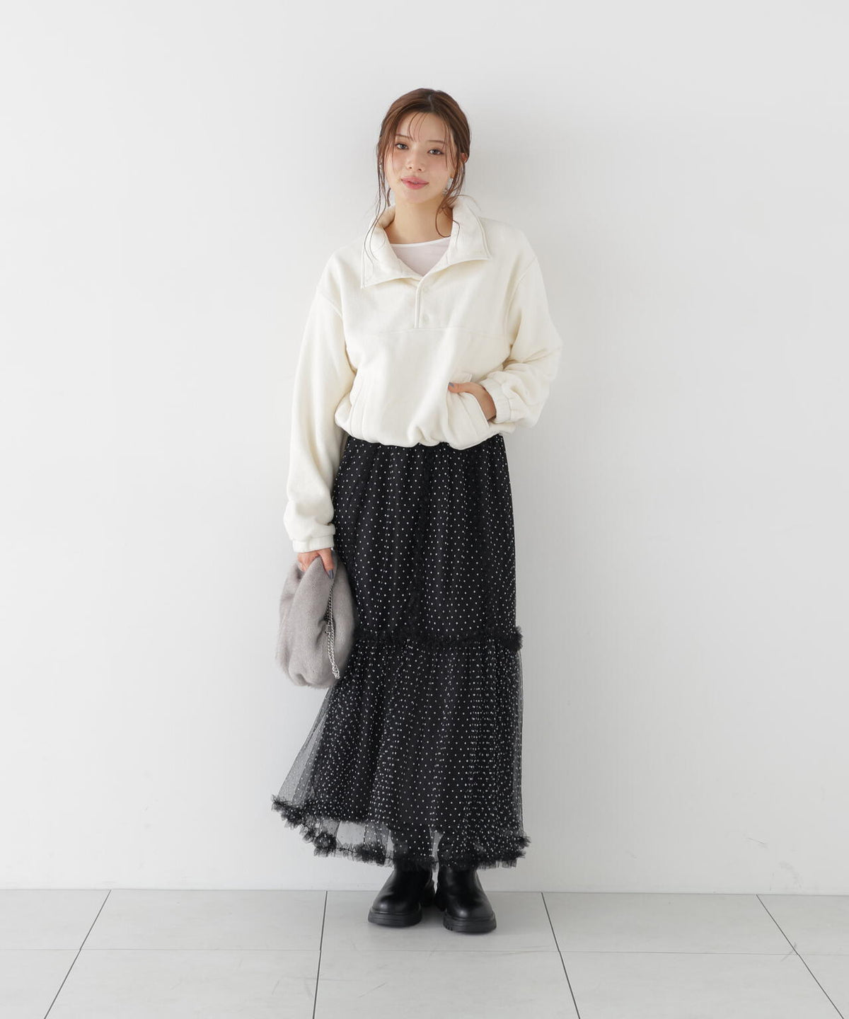 165cm 着用サイズ:FR