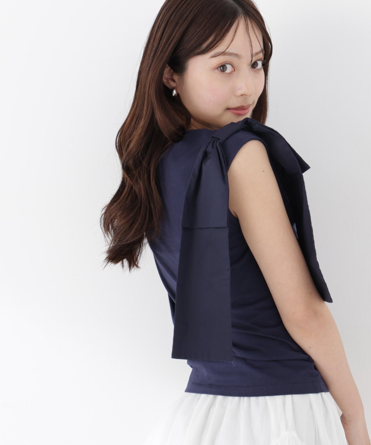 165cm B:82 W:59 H:86 S:25cm 着用サイズ:M