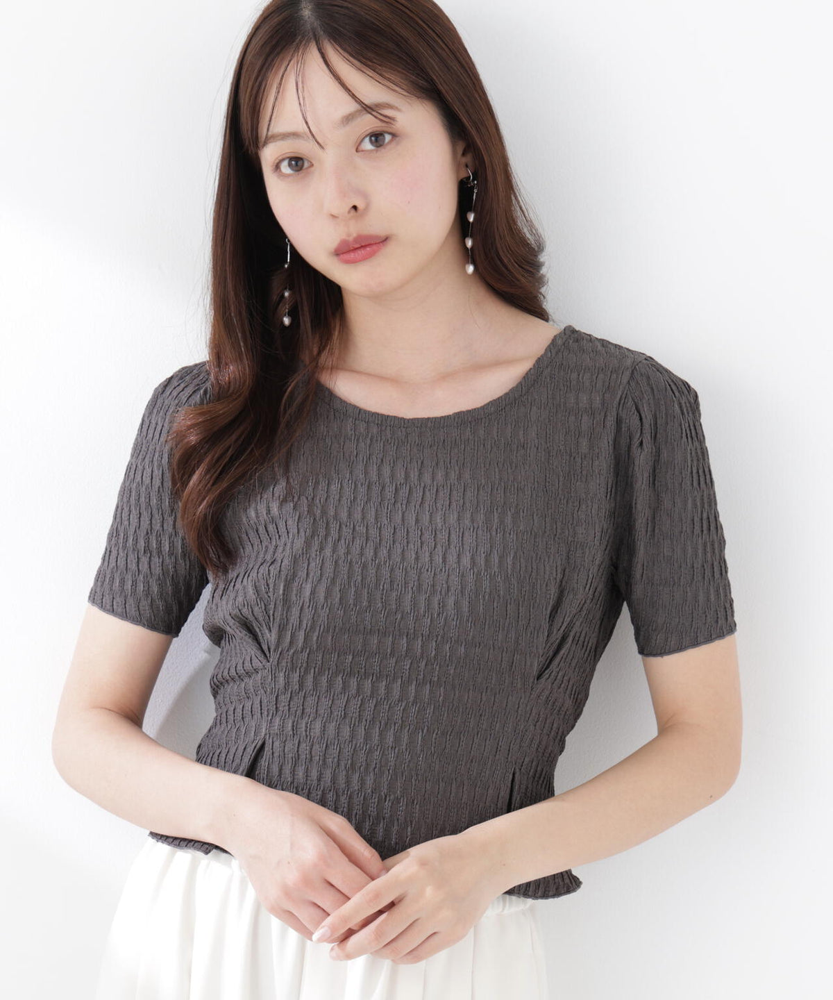 165cm B:82 W:59 H:86 S:25cm 着用サイズ:FR
