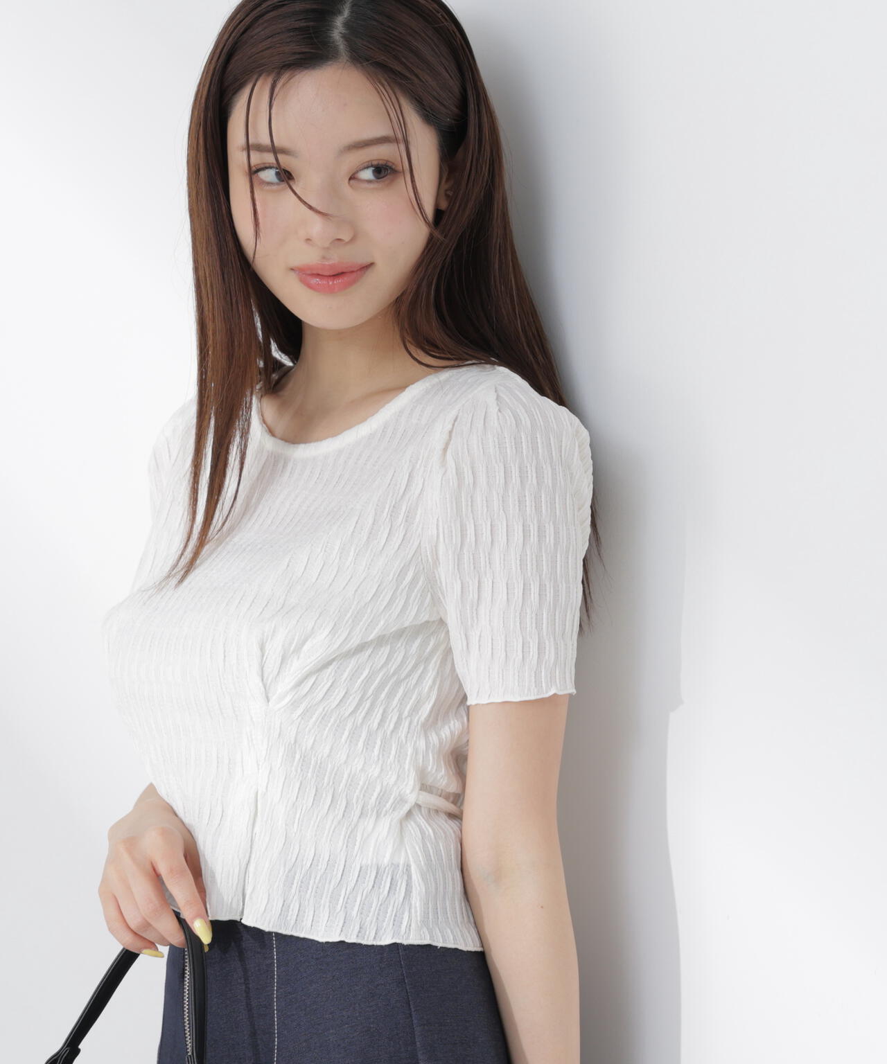 165cm B:82 W:59 H:86 S:25cm 着用サイズ:FR