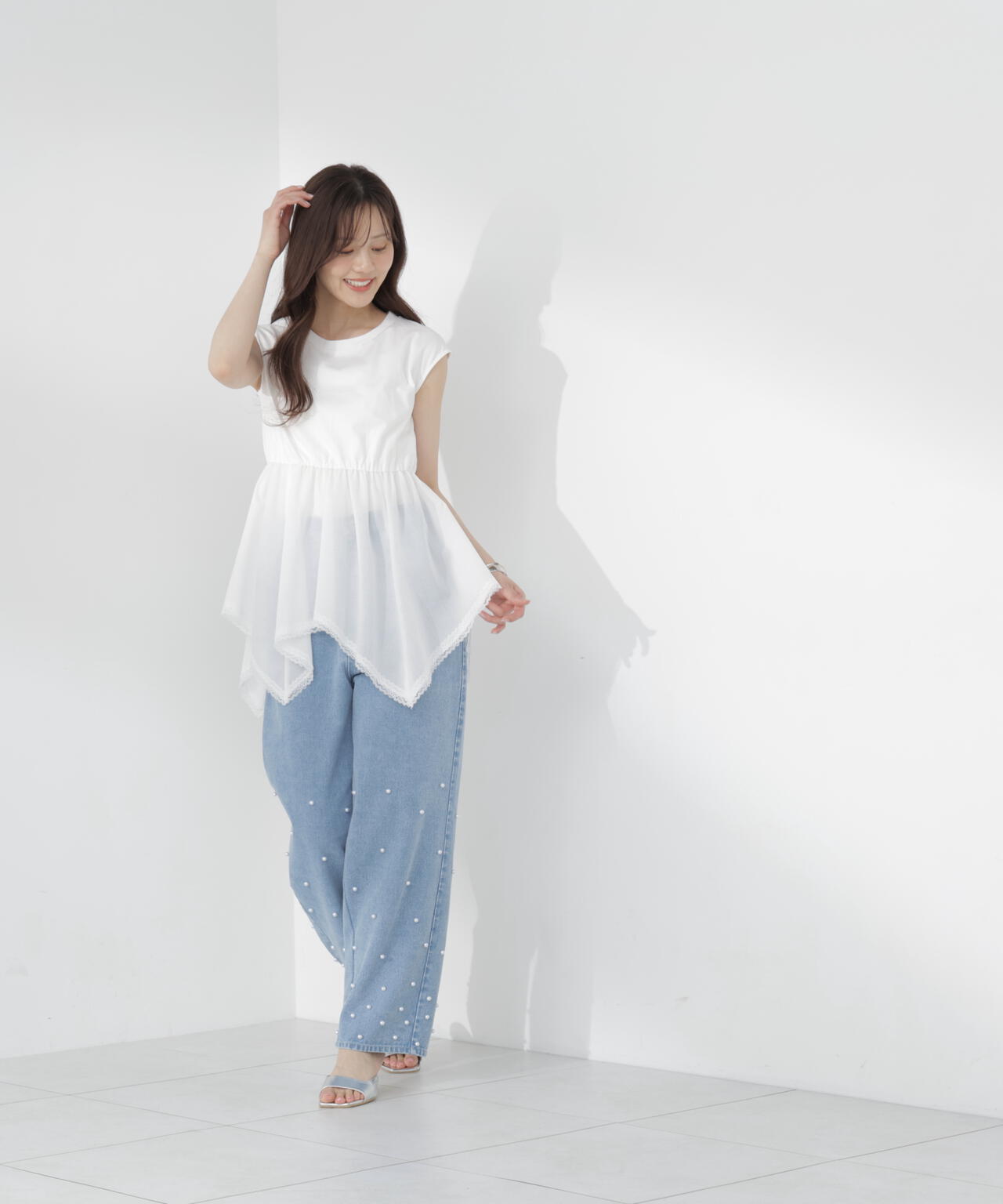 166cm B:78 W:56 H:83 S:24.5cm 着用サイズ:FR