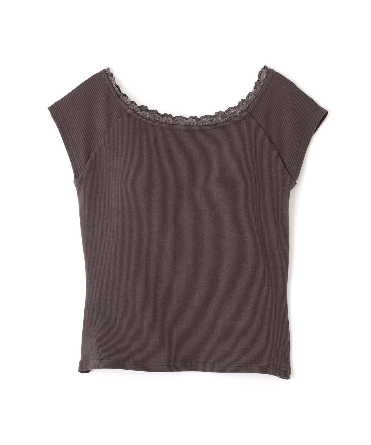 <a/mie>カップ付きフレンチスリーブTシャツ
