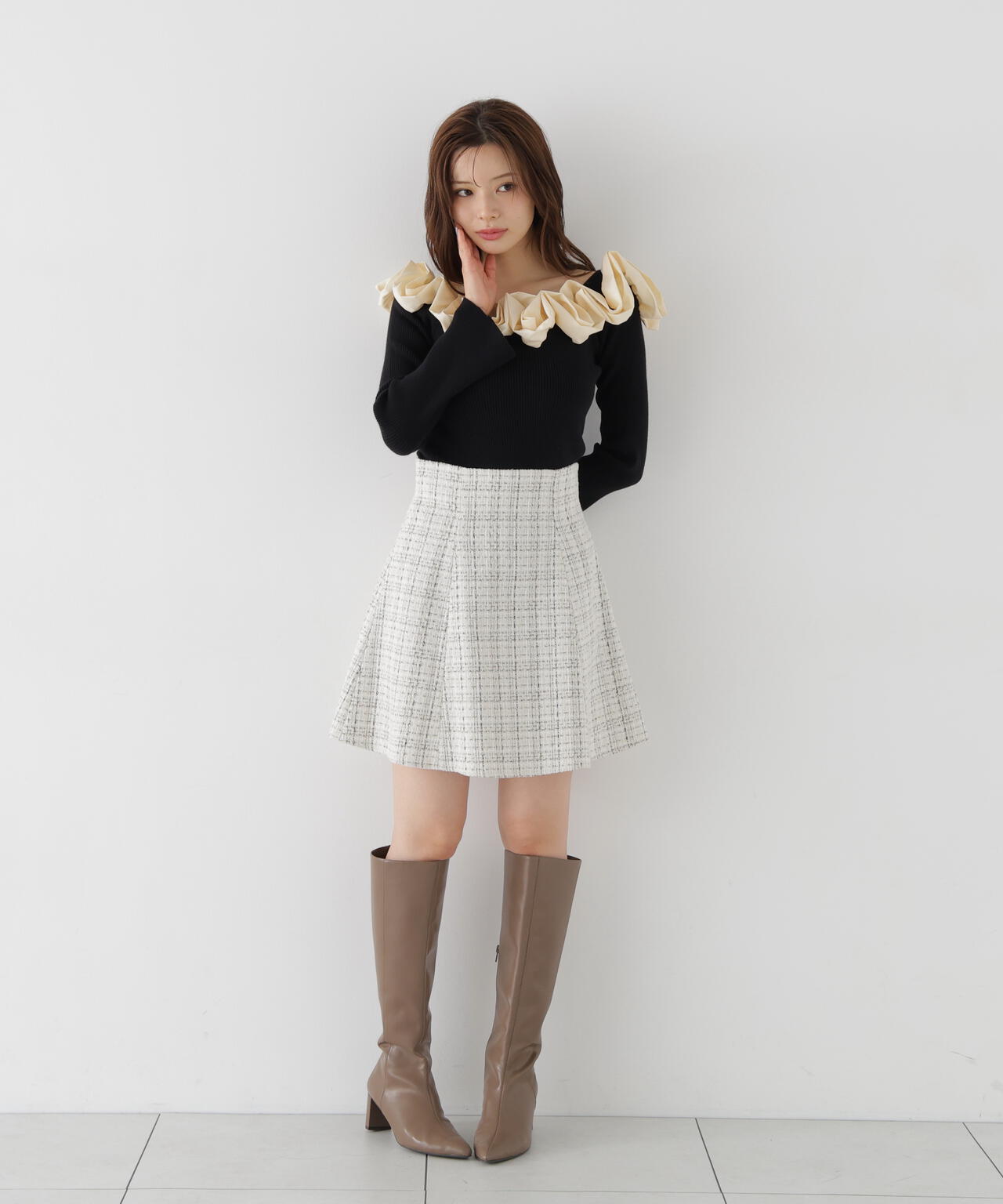 165cm 着用サイズ:FR