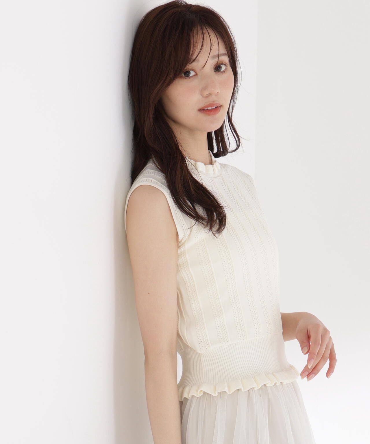 166cm B:78 W:56 H:83 S:24.5cm 着用サイズ:FR