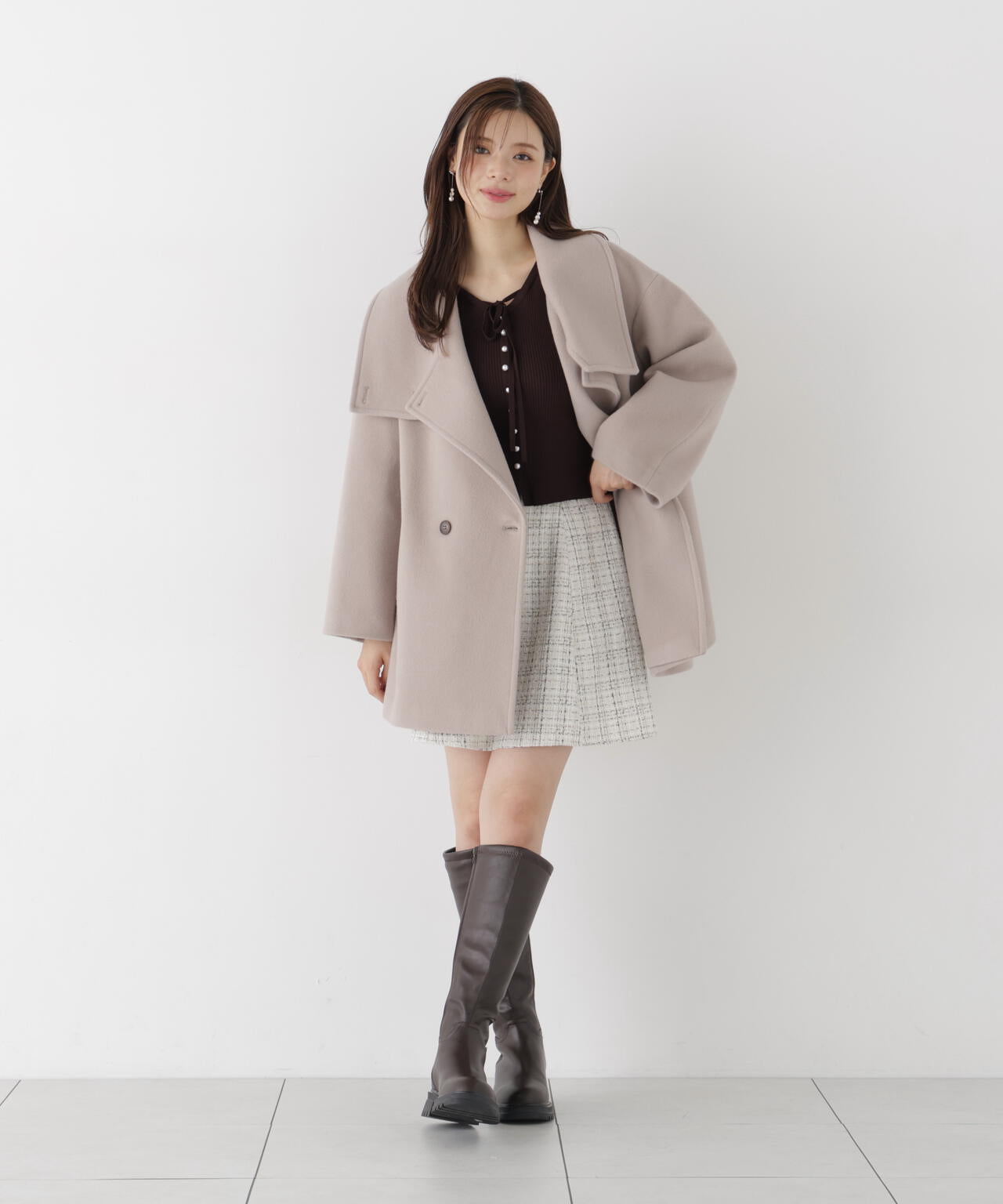 165cm 着用サイズ:FR