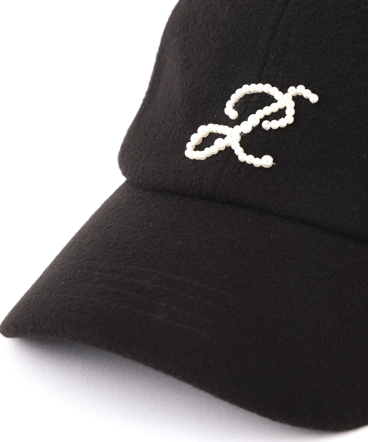 パール刺しゅうキャップ