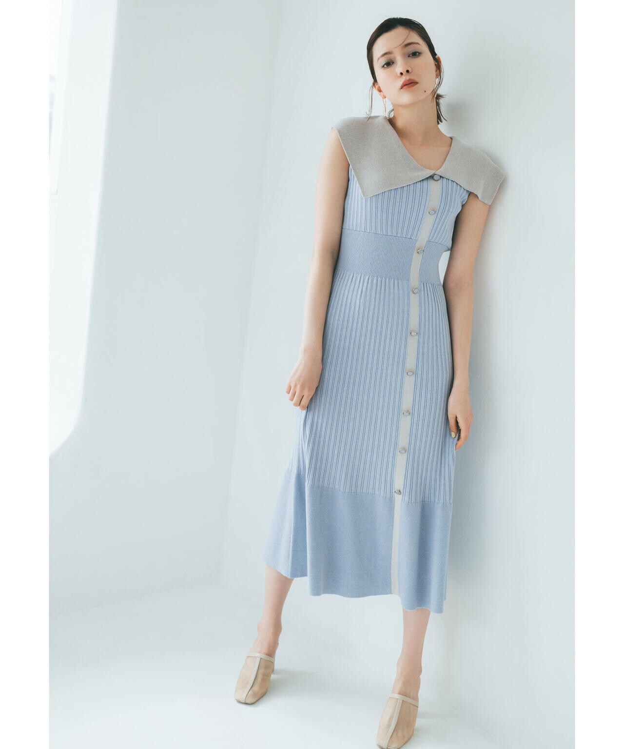 【美人百花5月号掲載 泉里香さん着用商品】ブーティーサンダル