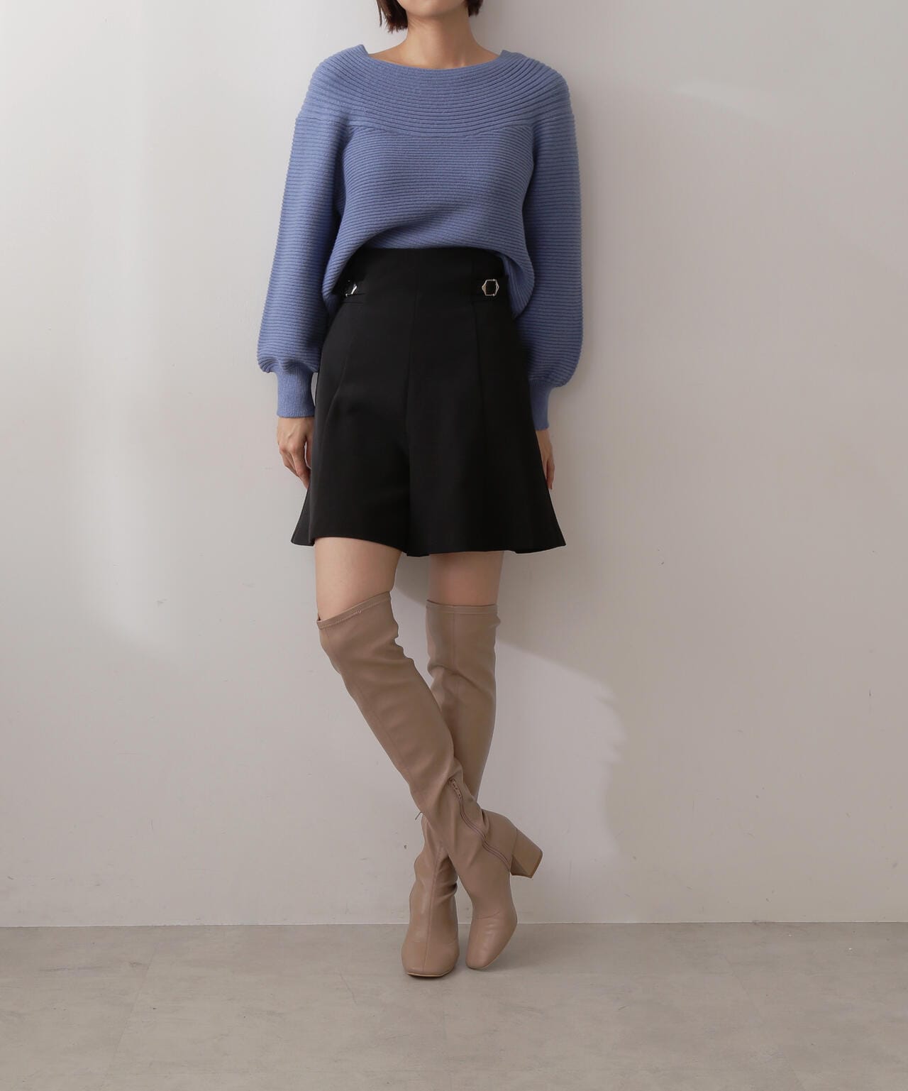 ベーシックフレアショートパンツ