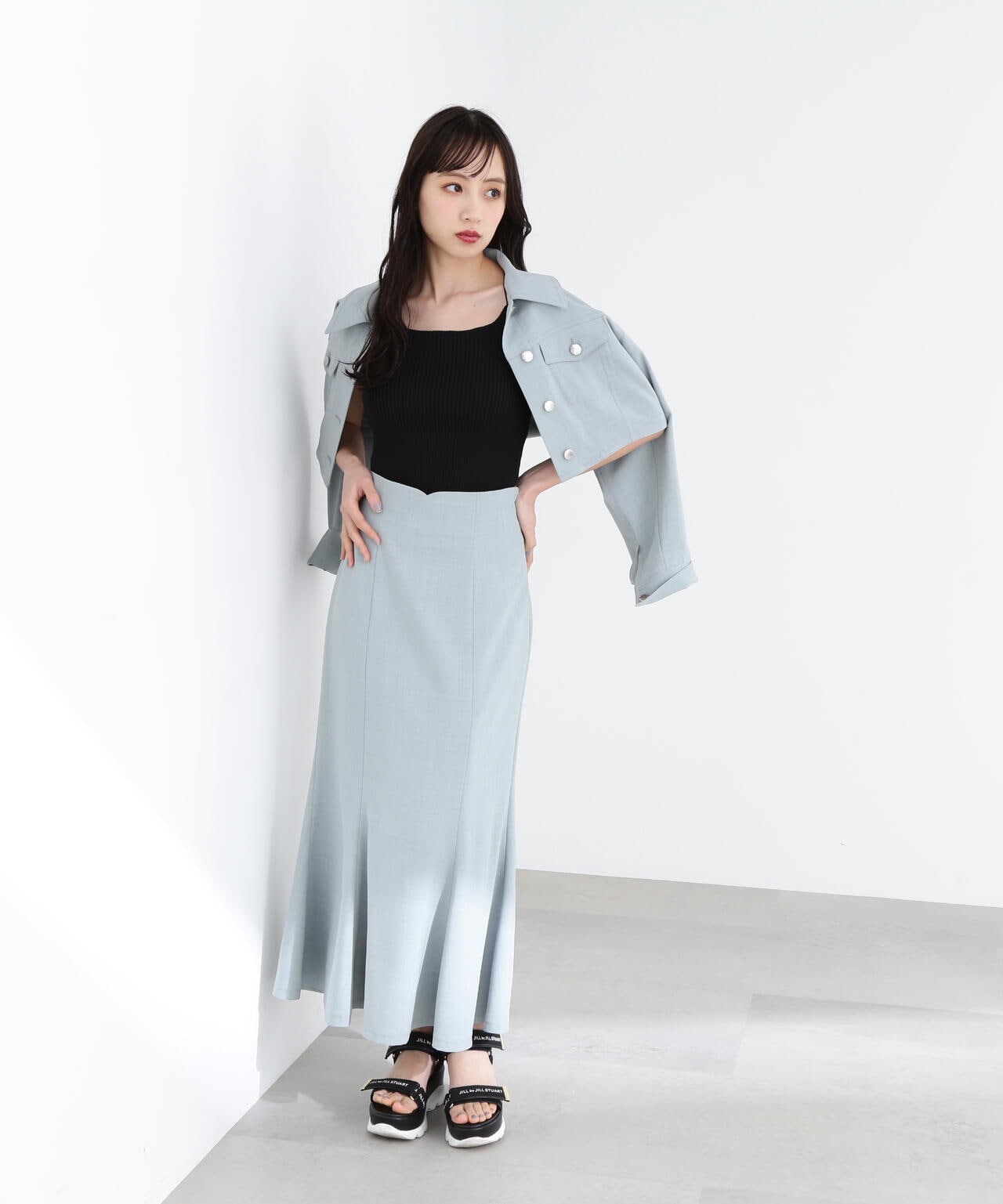 カップツキリブニットキャミソール