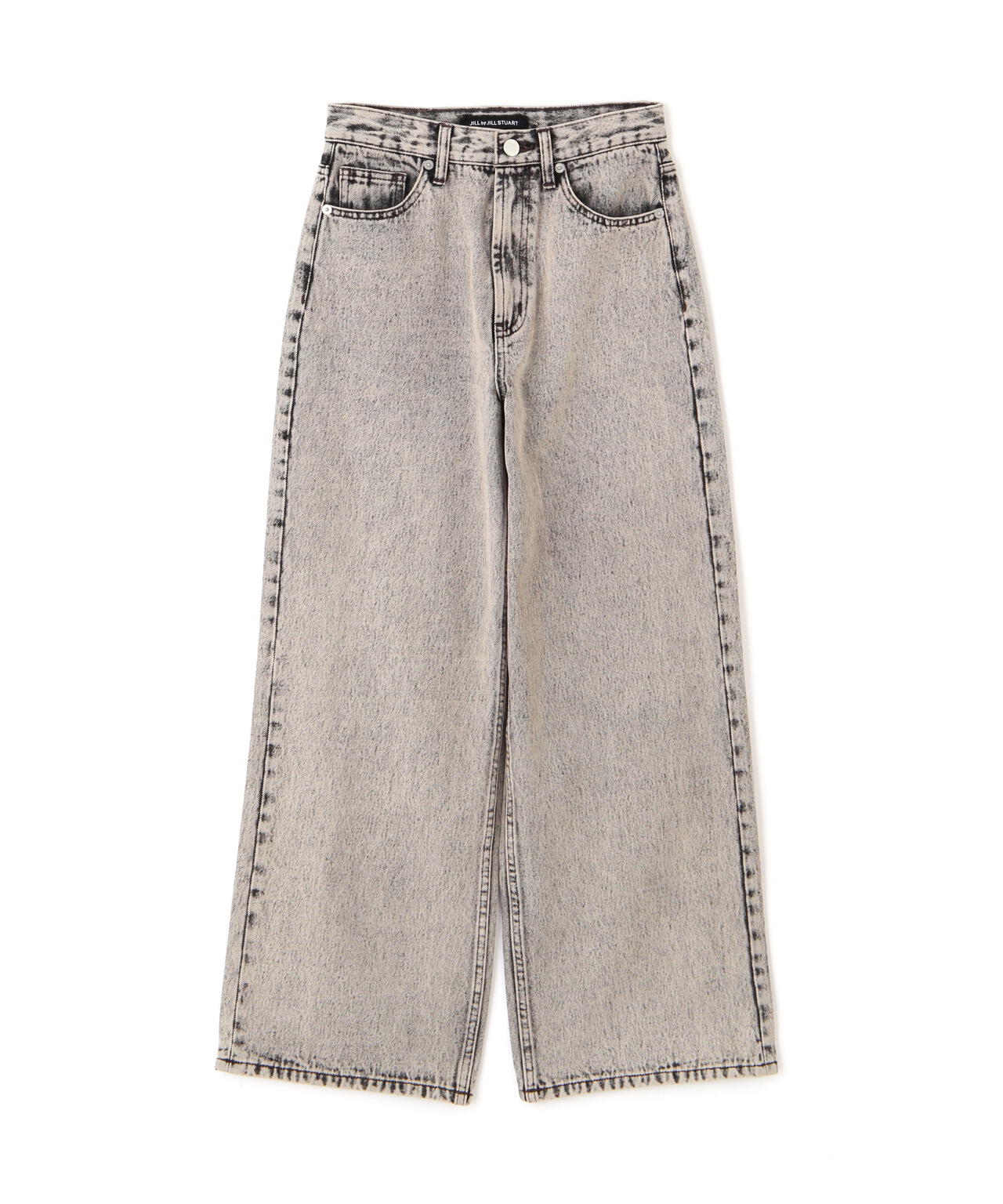 【eS】<ジルバイベーシック>ストレートワイドデニムパンツ